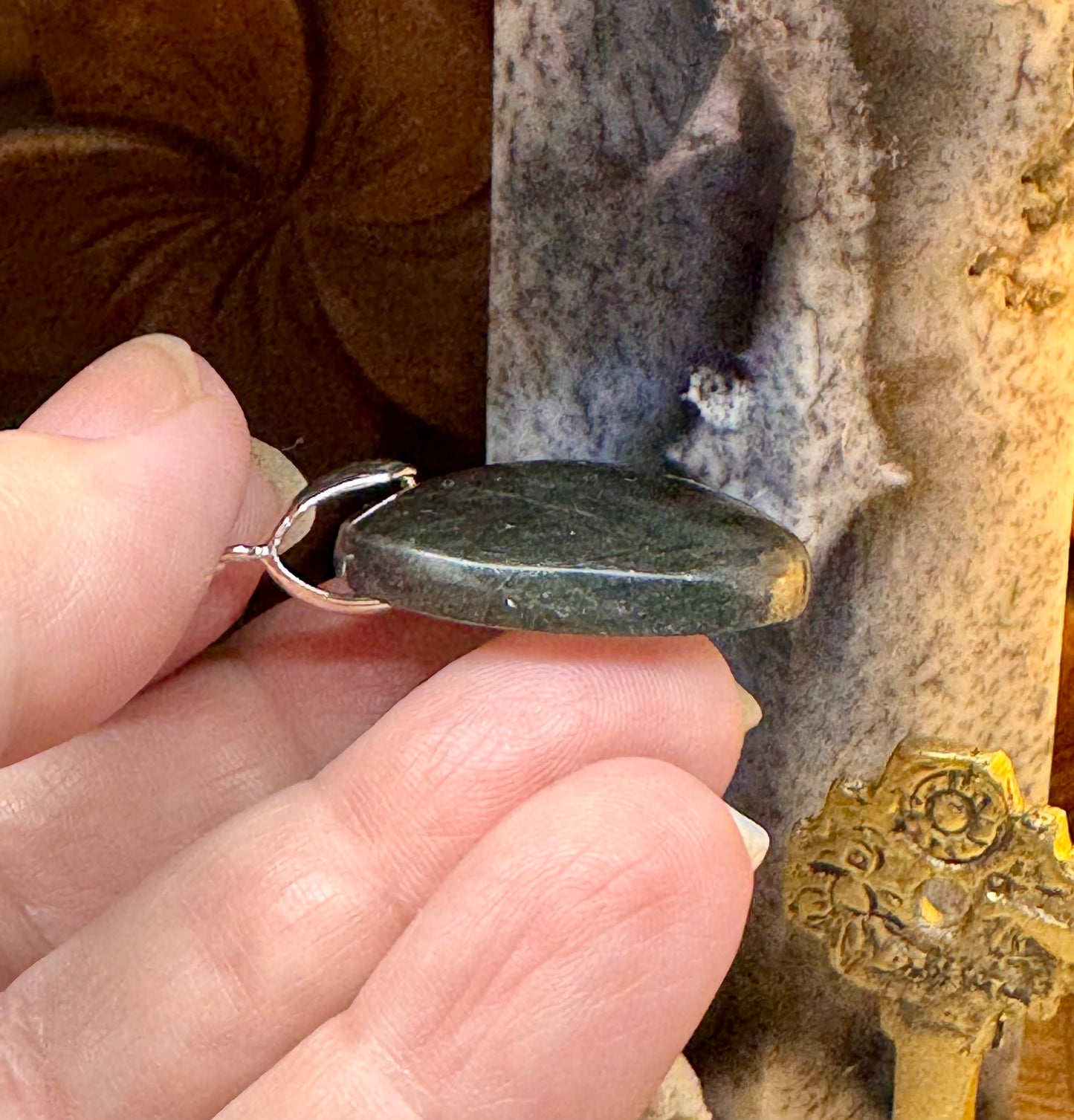 Pendentif de labradorite