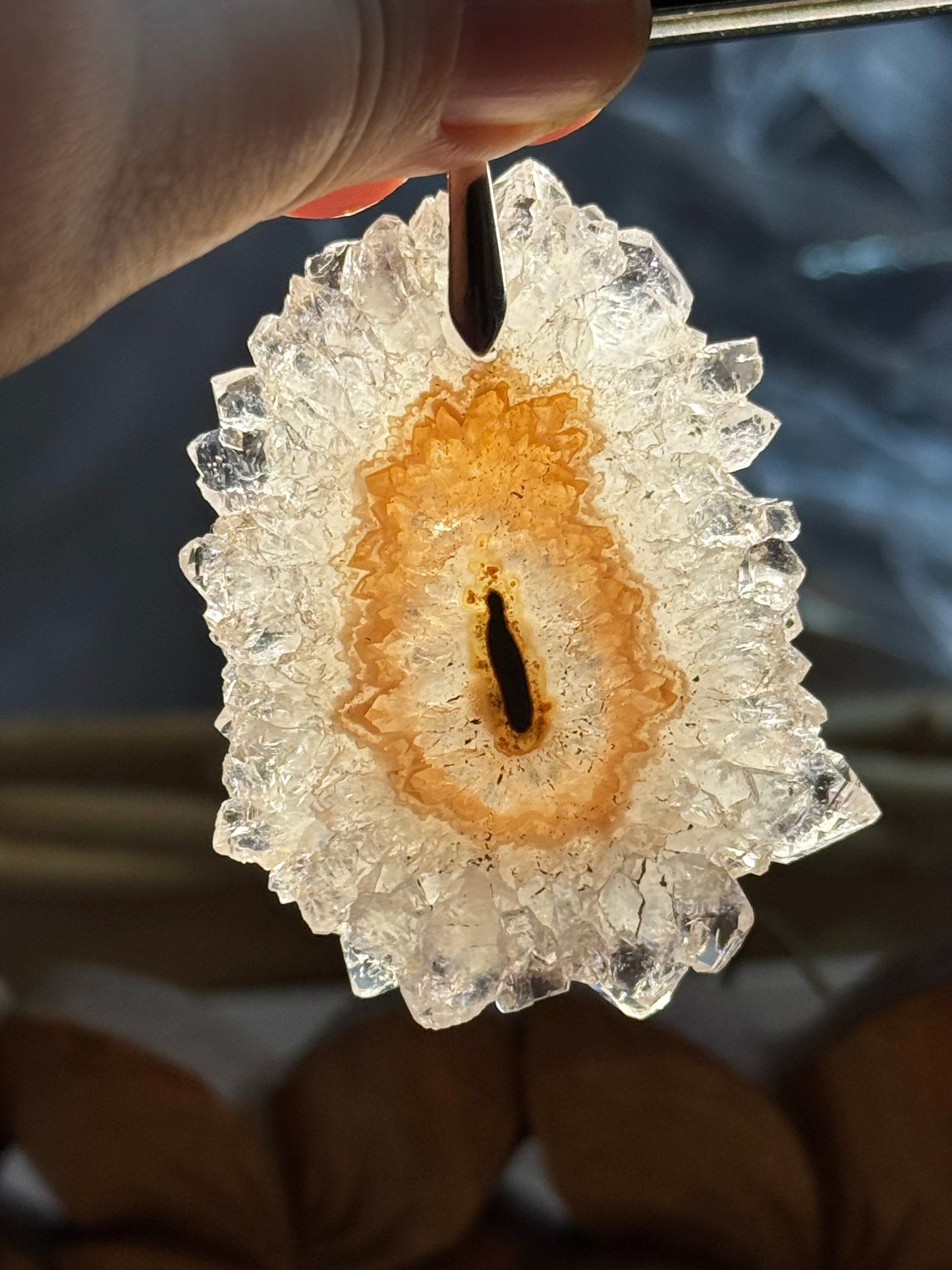 Pendentif de Quartz Cristal
