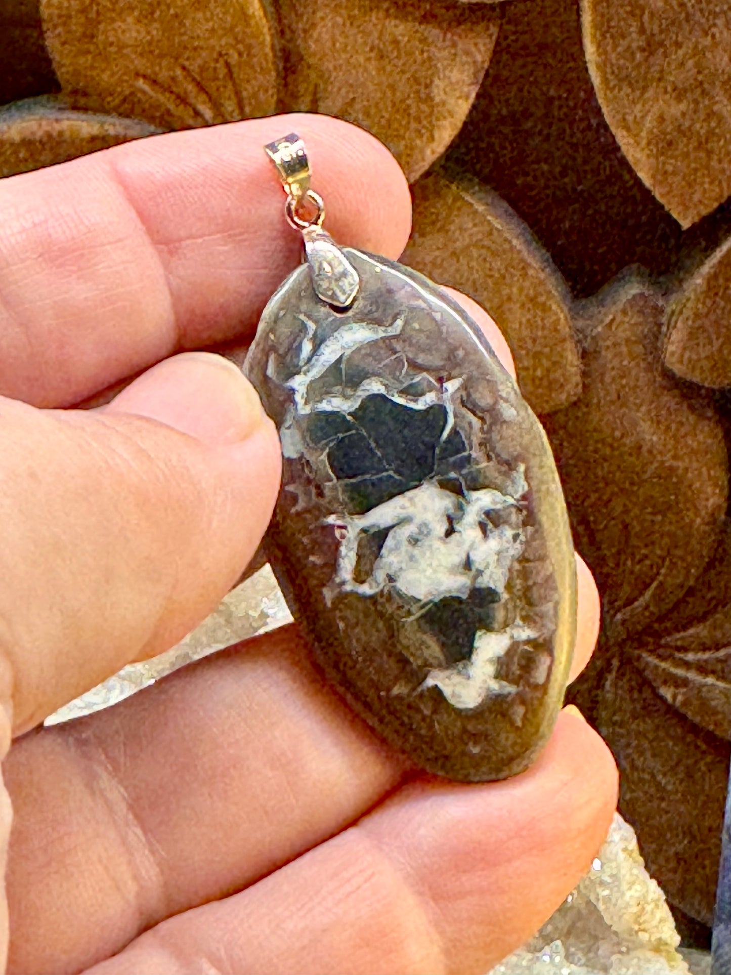 Pendentif de septaria
