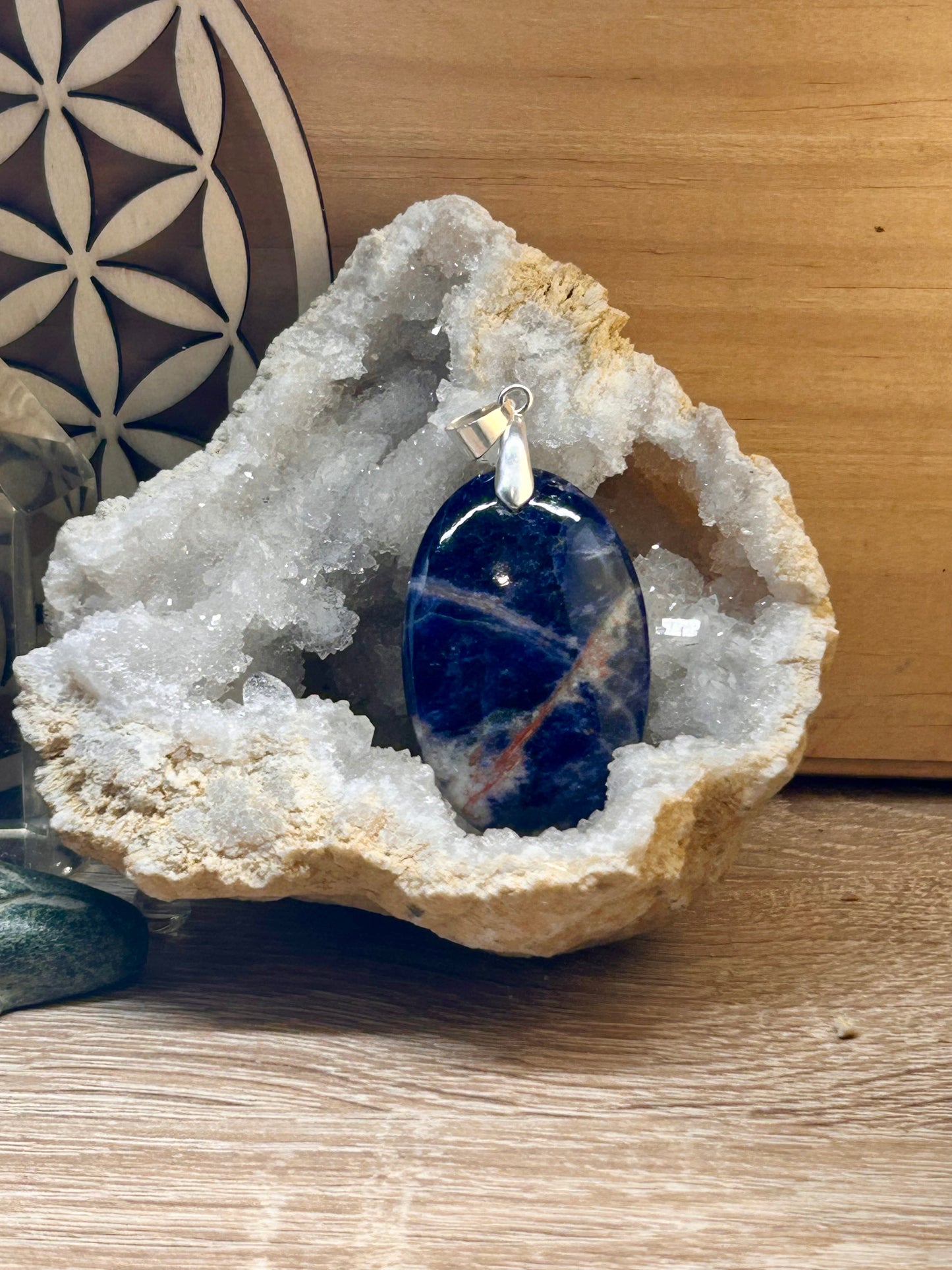 Pendentif de sodalite