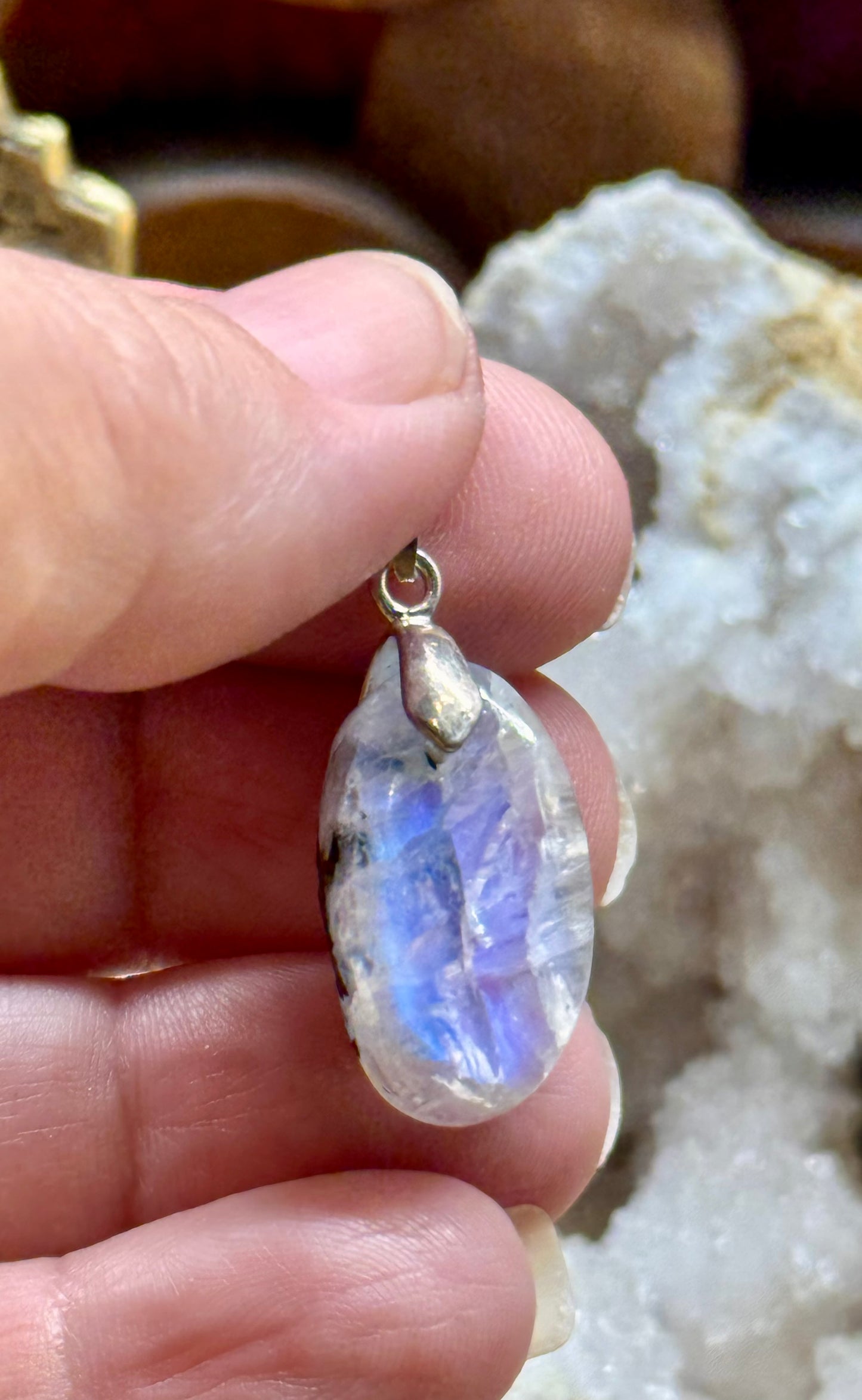 Pendentif de pierre de lune