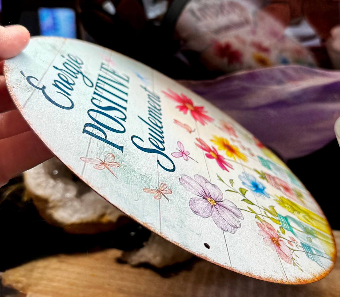 Plaque à poser "énergie positive"