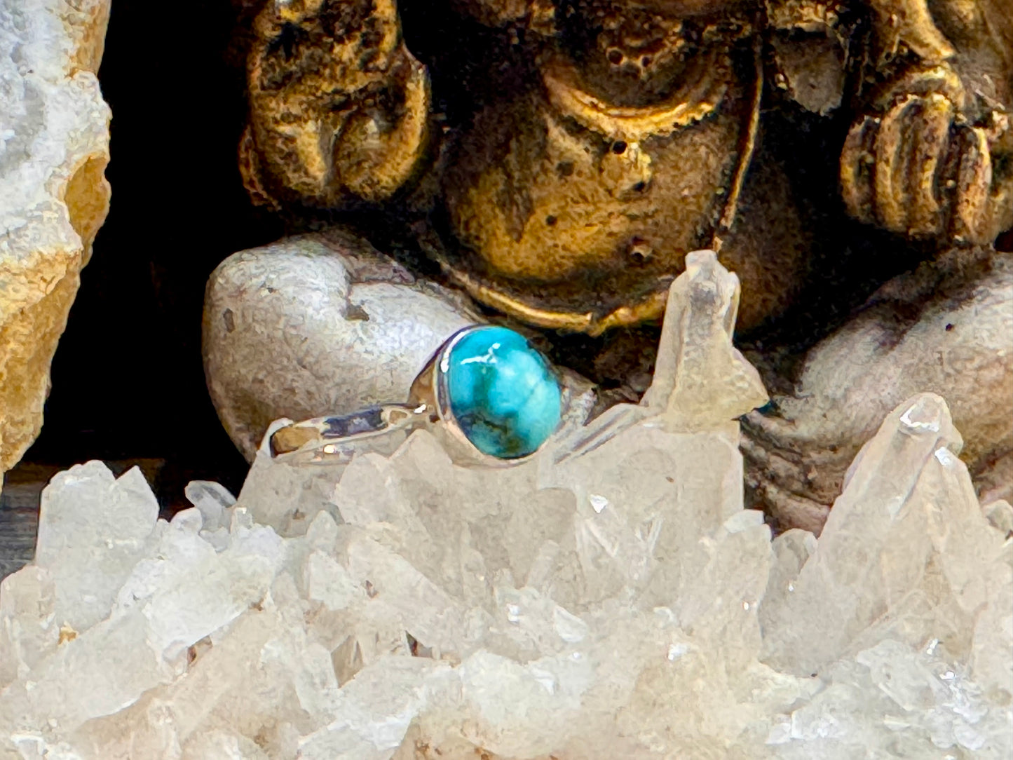 Bague en turquoise T55