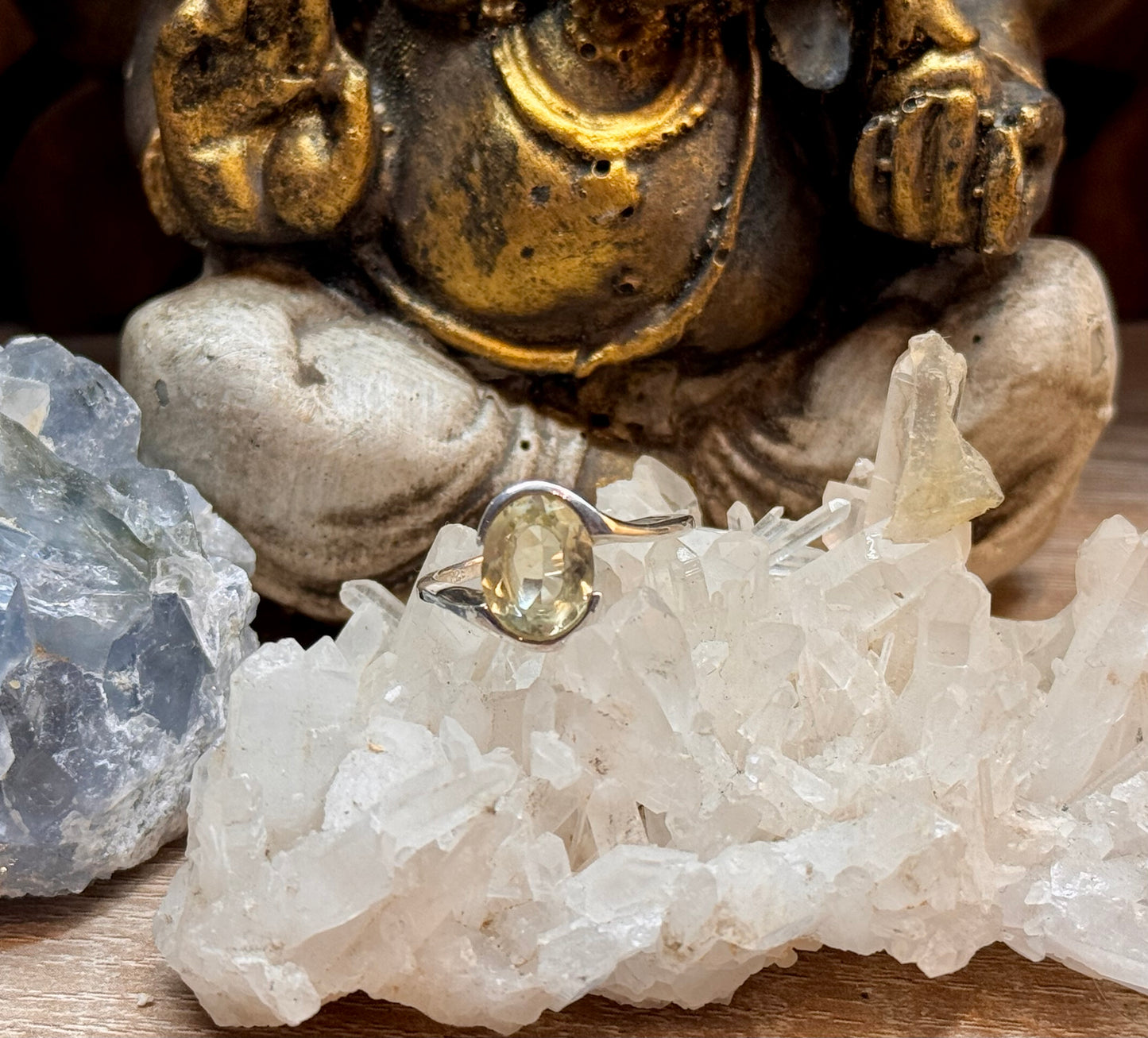 Bague Citrine T54