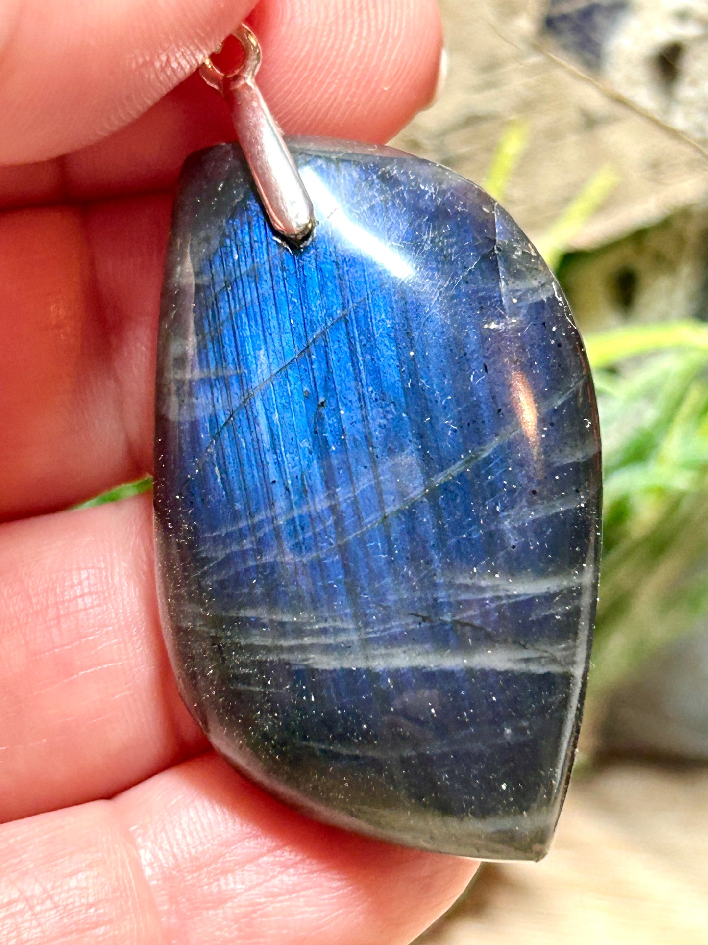 Pendentif en labradorite