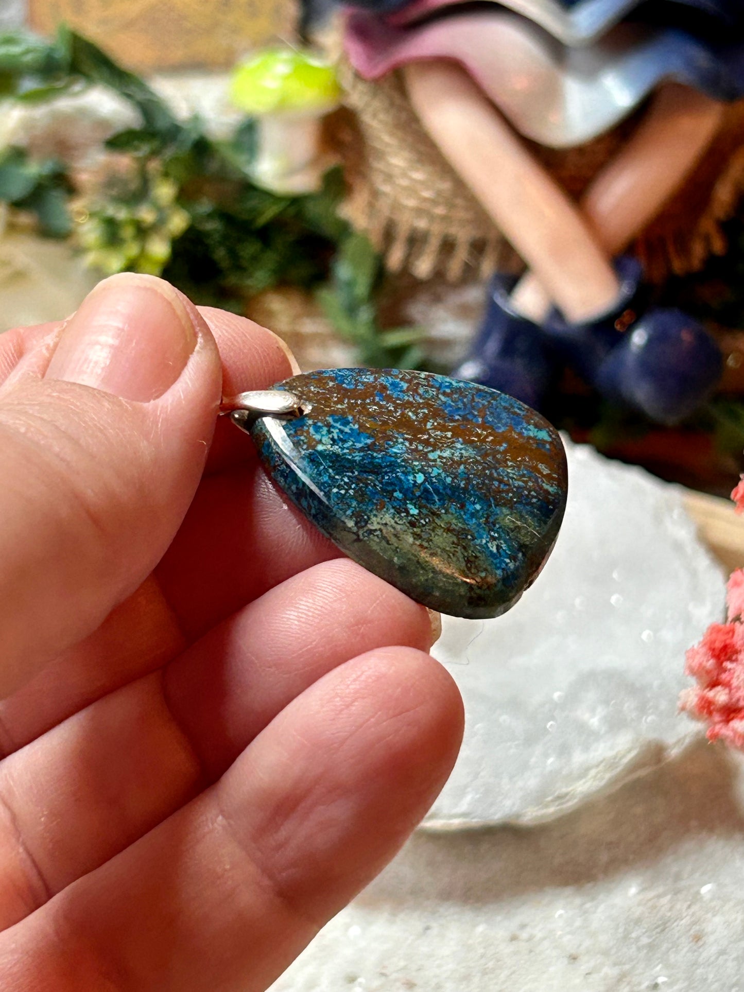 Pendentif d’Azurite