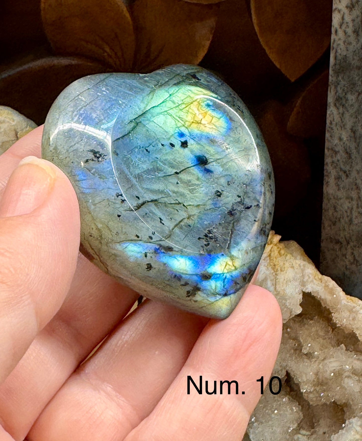 Pierre anti-stress labradorite