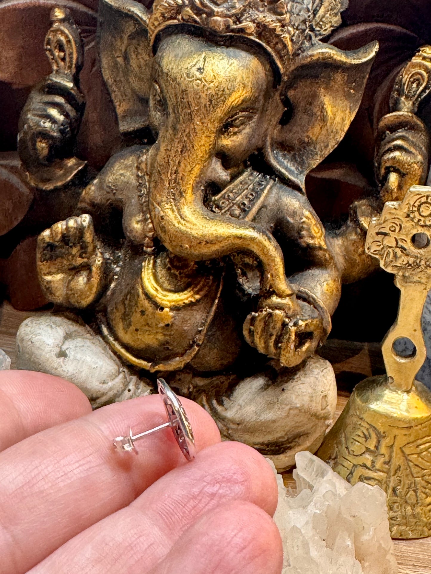 Boucles d’oreilles clou Arbre de vie