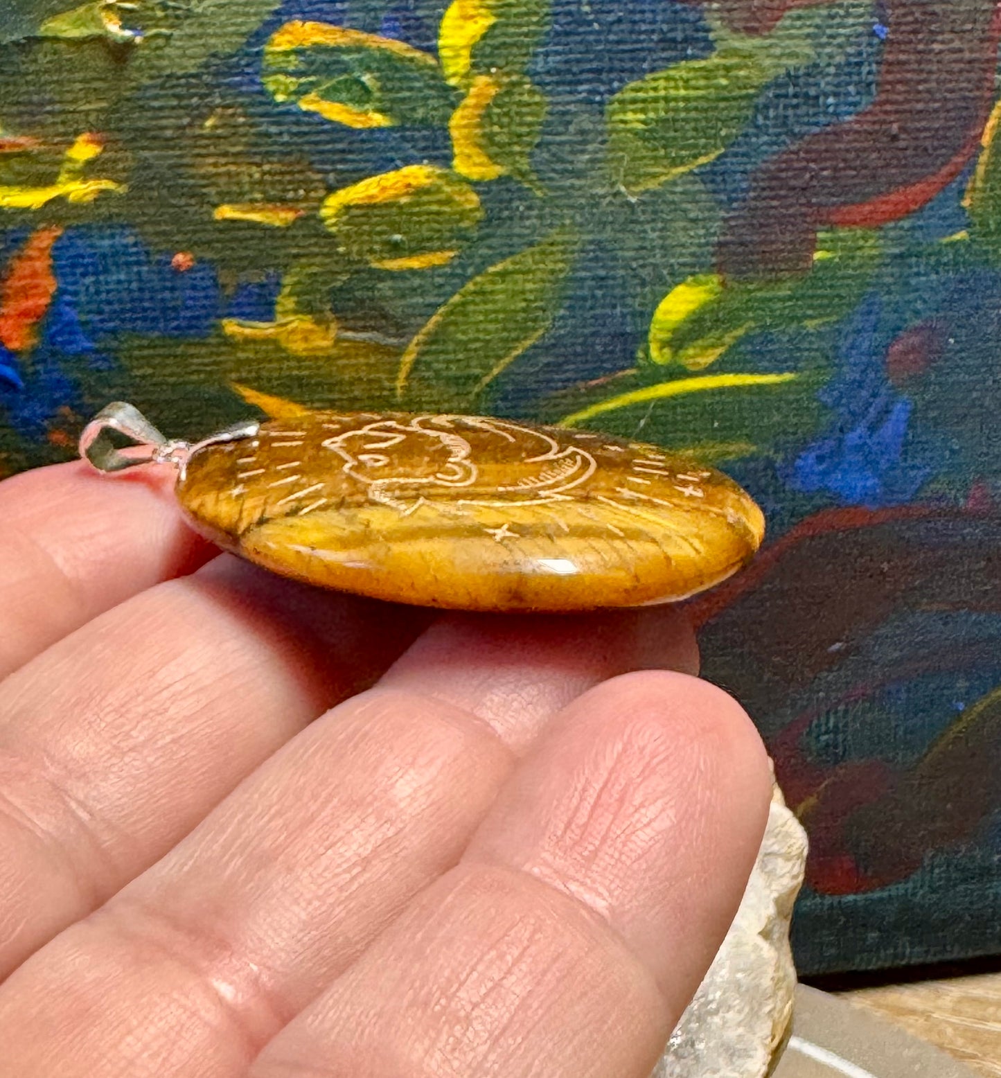 Pendentif d’œil de tigre