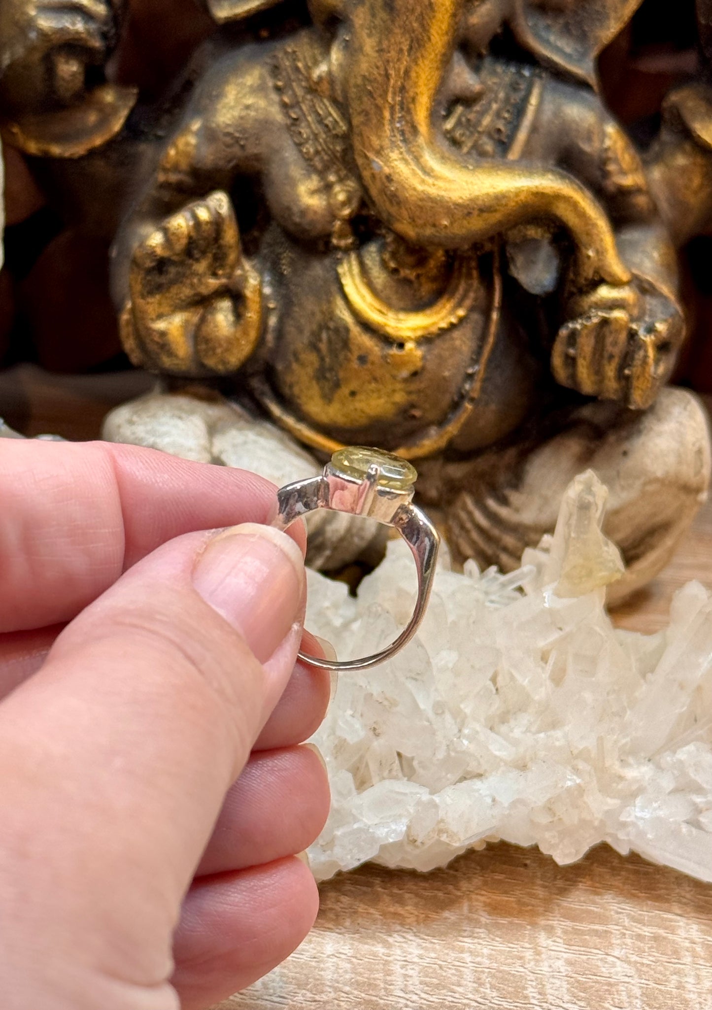 Bague Citrine T52