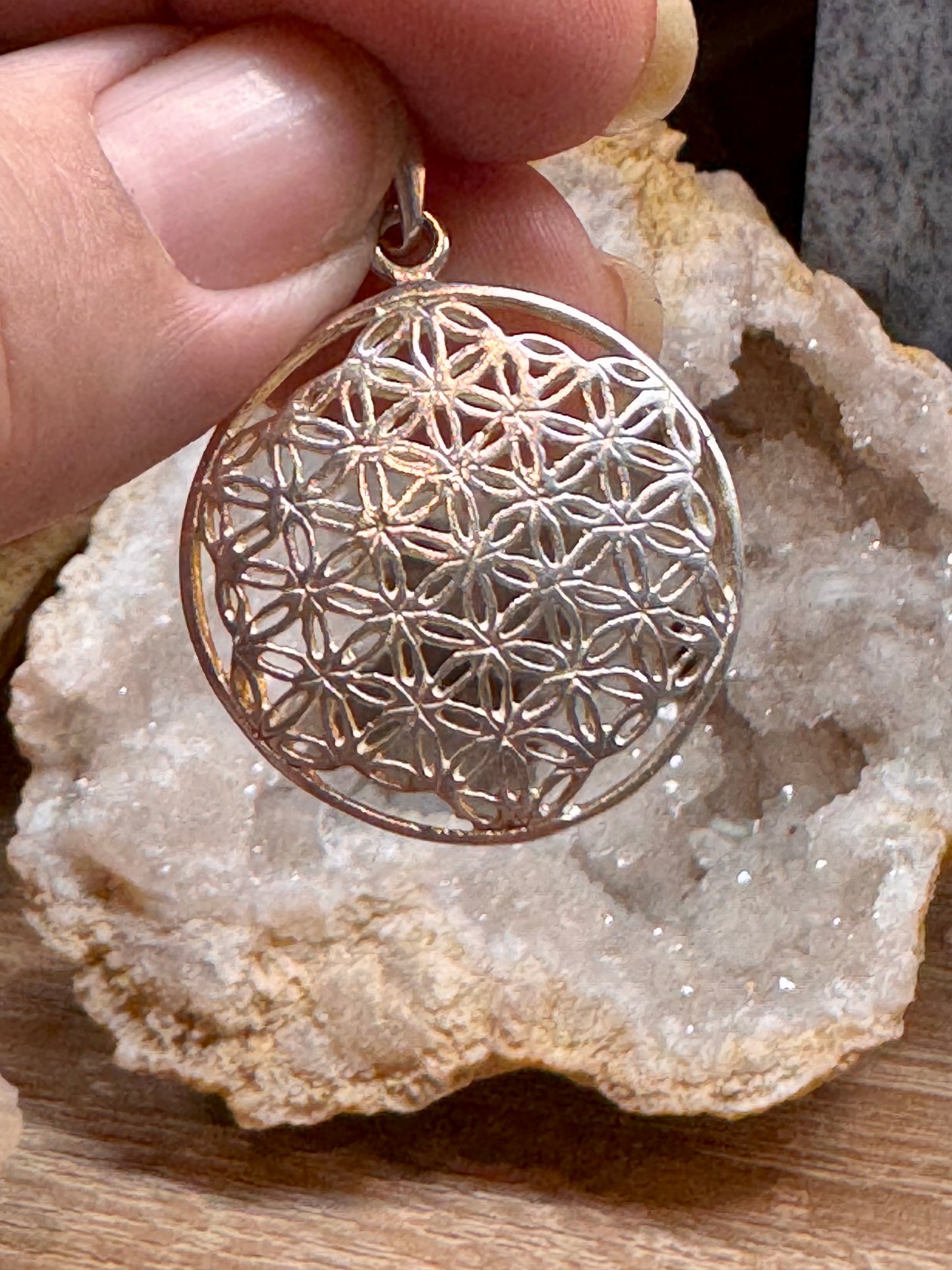 Fleur de vie en argent 925