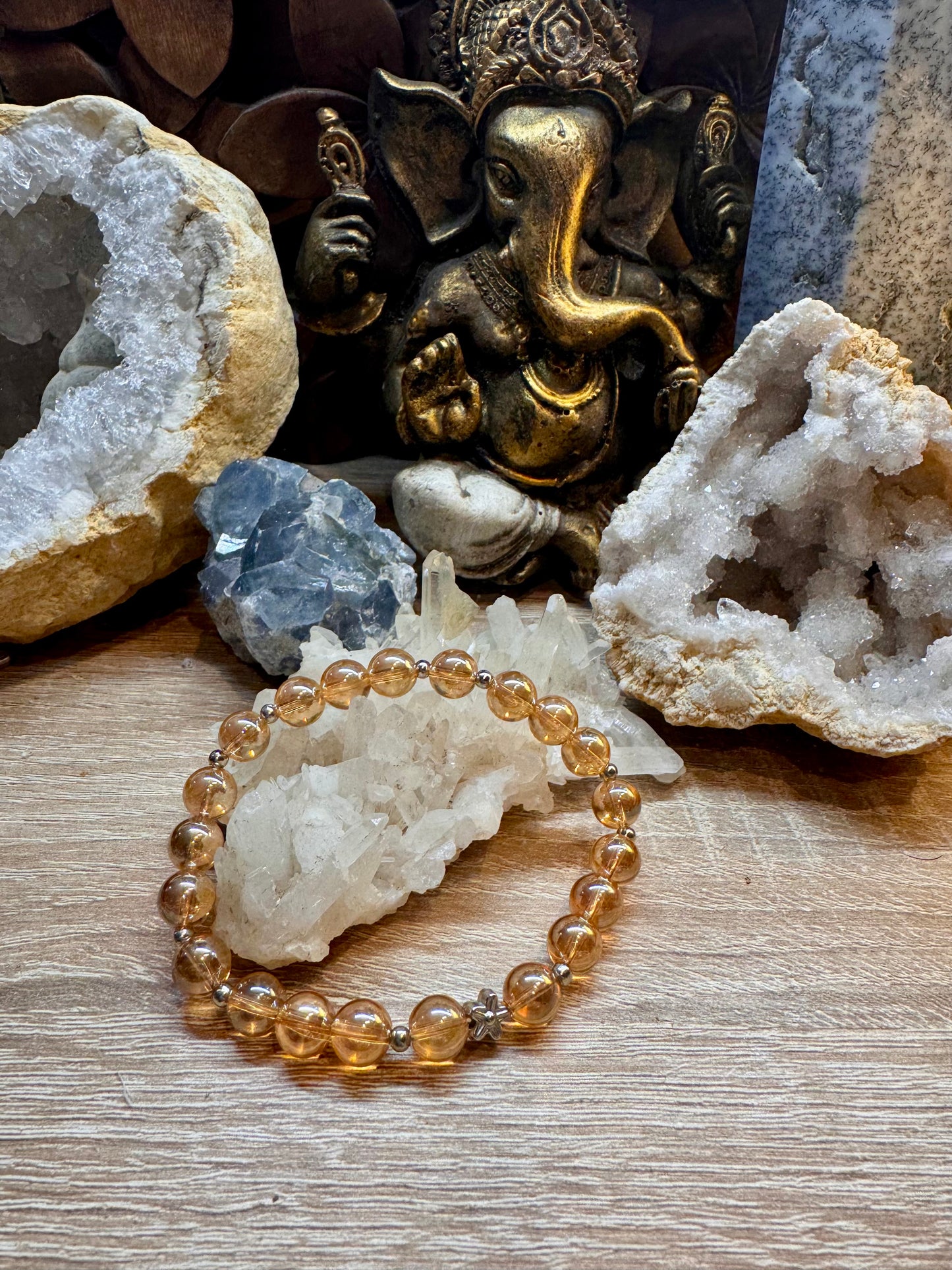 Bracelet en Aqua aura sunset