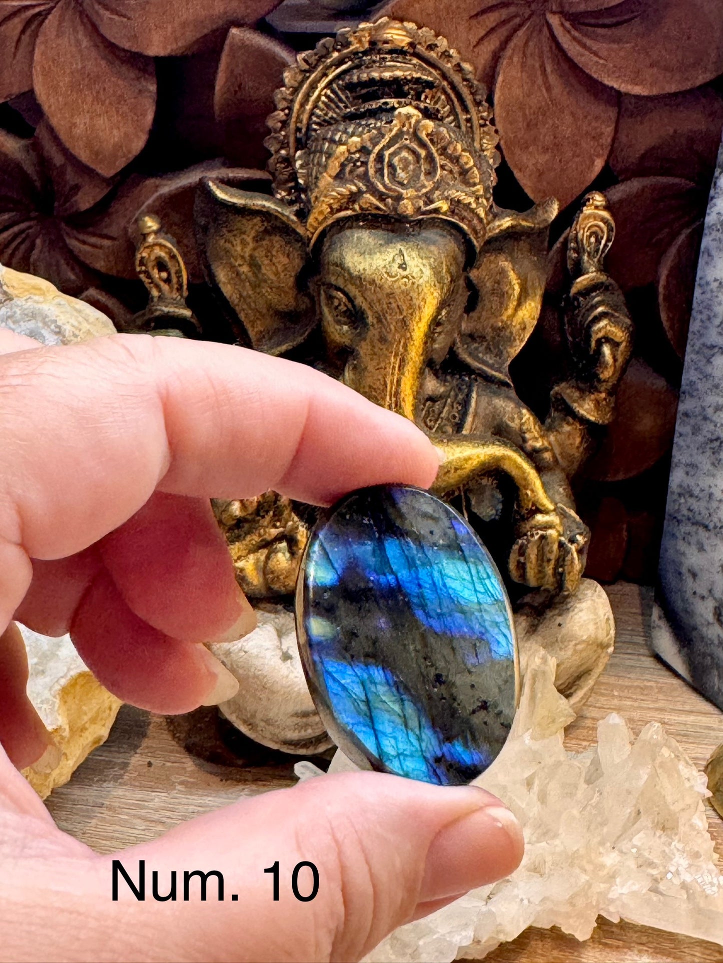 Galet de Labradorite