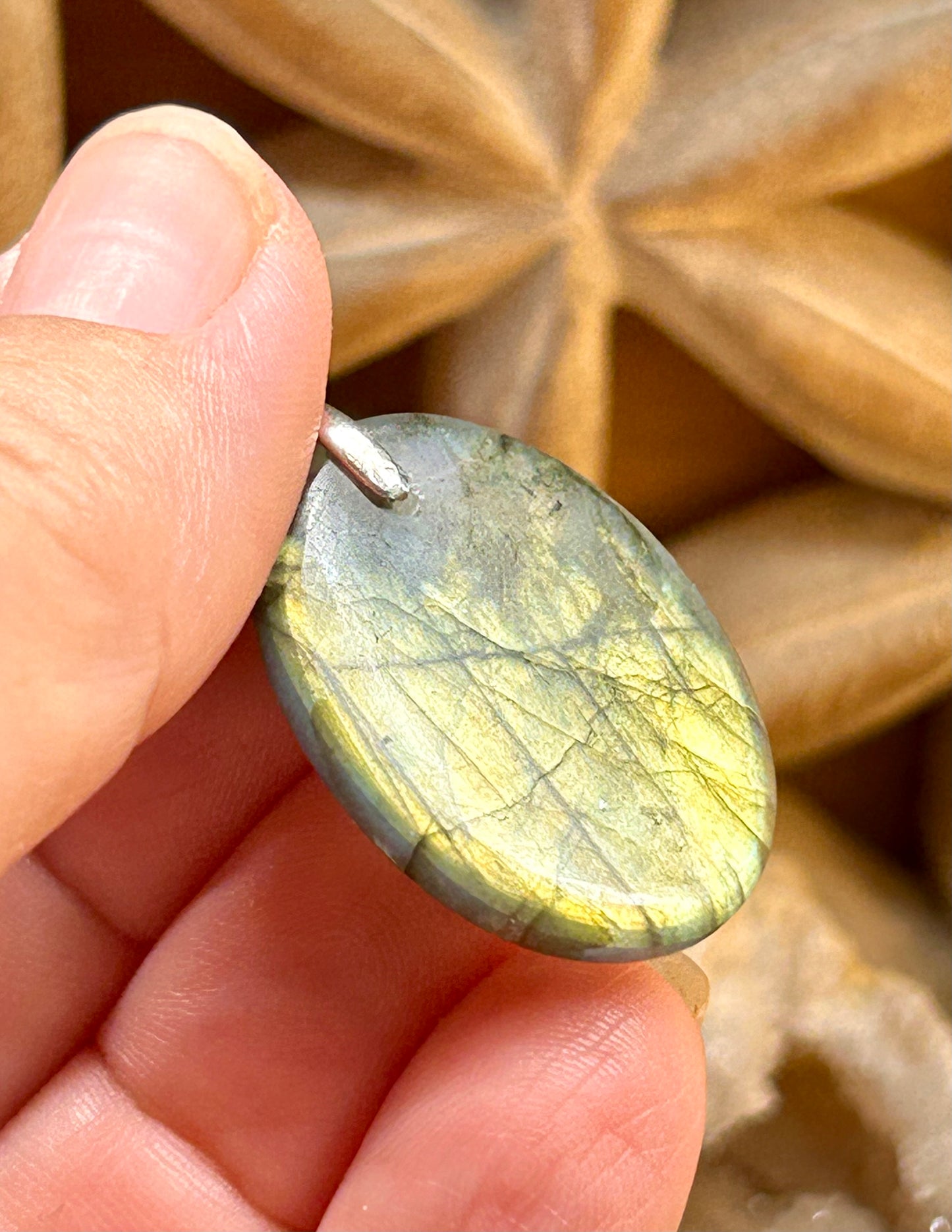 Pendentif de labradorite