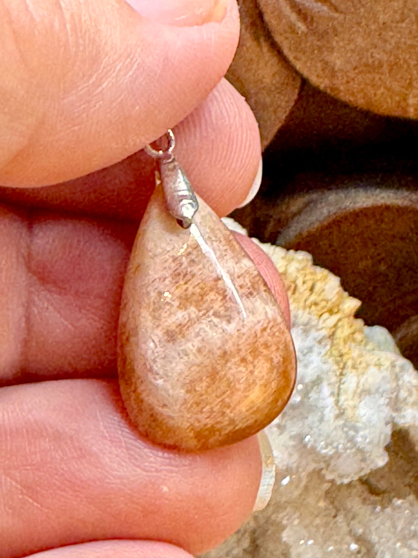 Pendentif de pierre de soleil extra