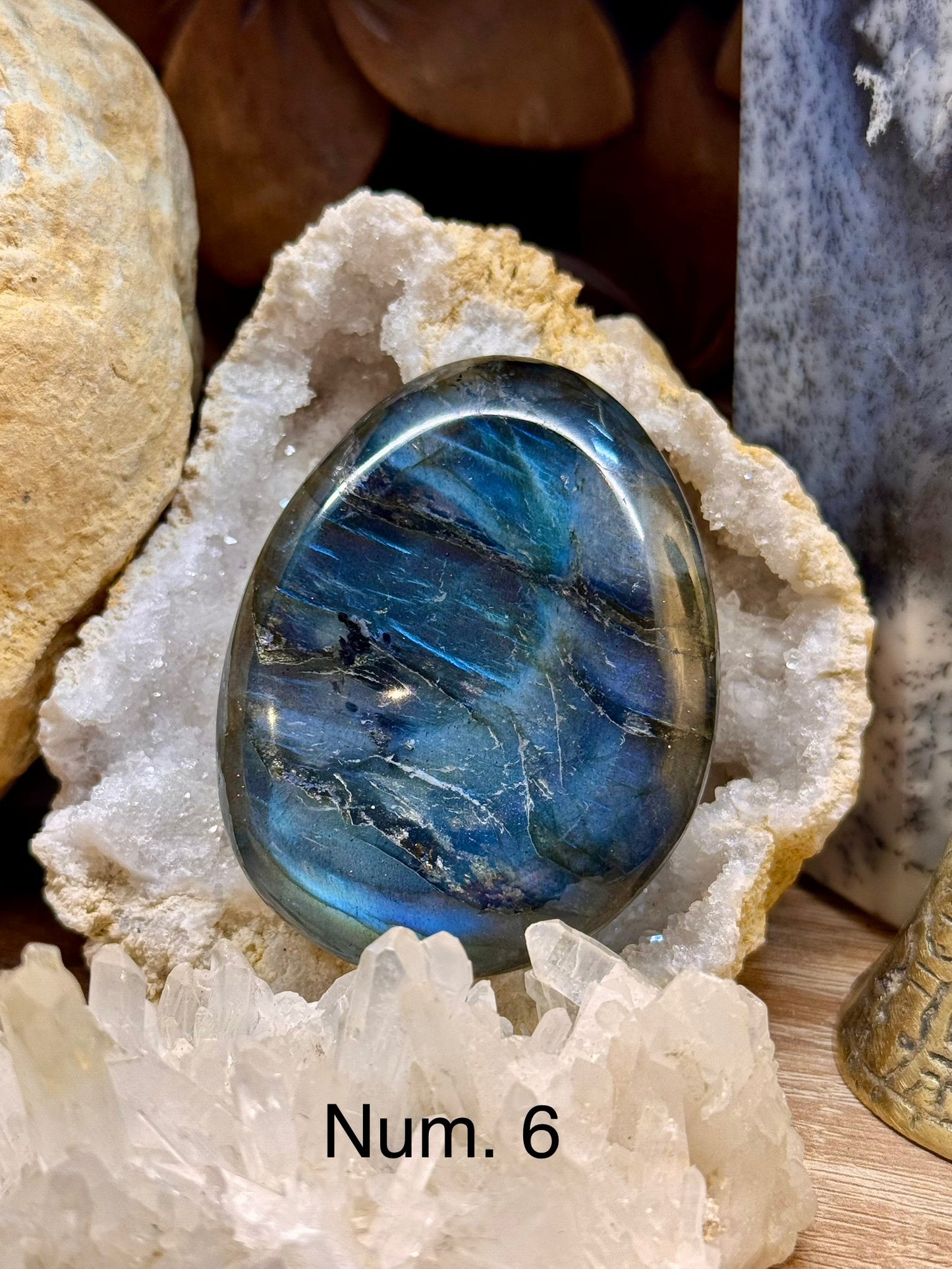 Pierre anti-stress labradorite