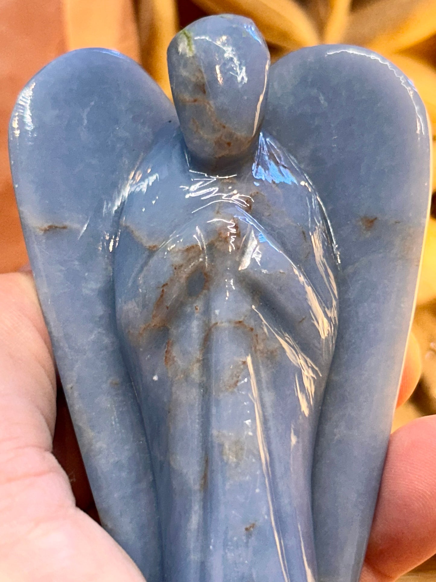 Grand ange en angélite