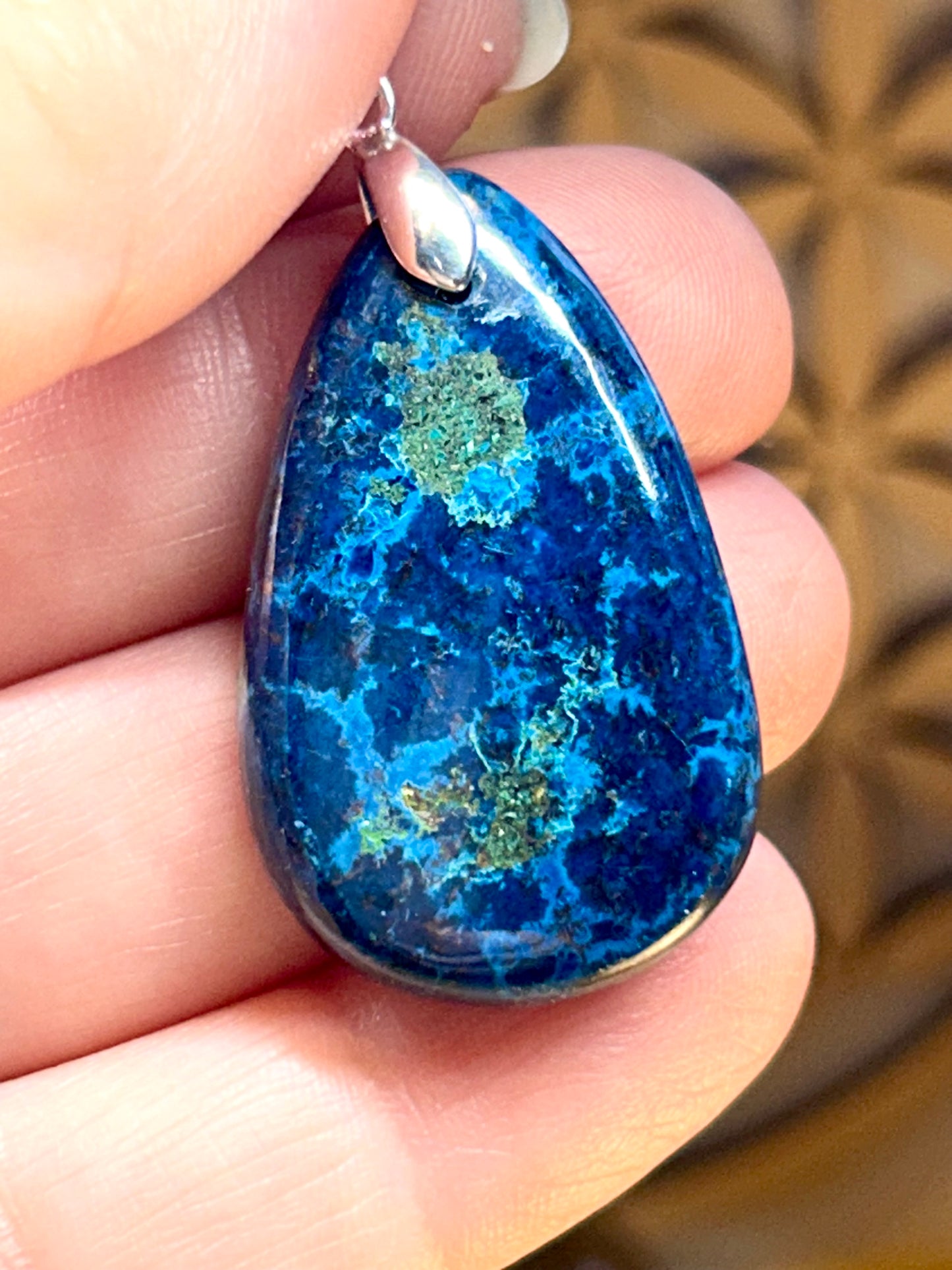Pendentif d’azurite