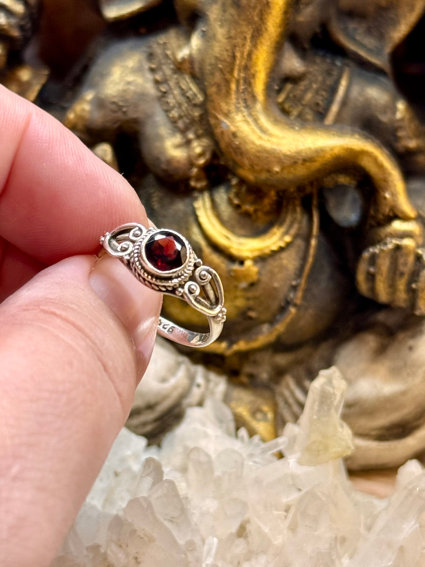 Bague Grenat T58