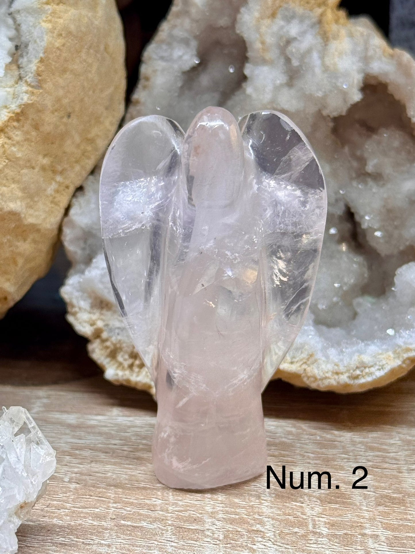 Ange en Quartz Rose