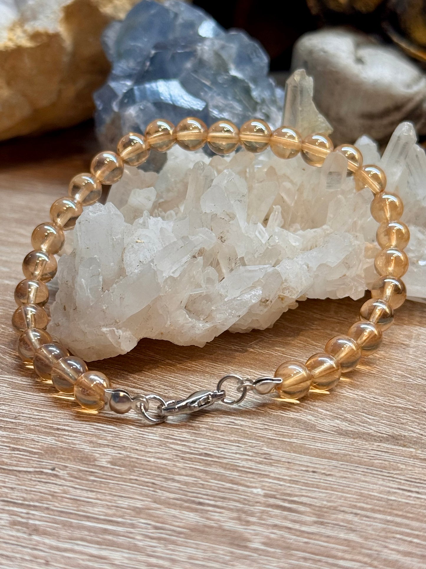 Bracelet en Aqua aura sunset