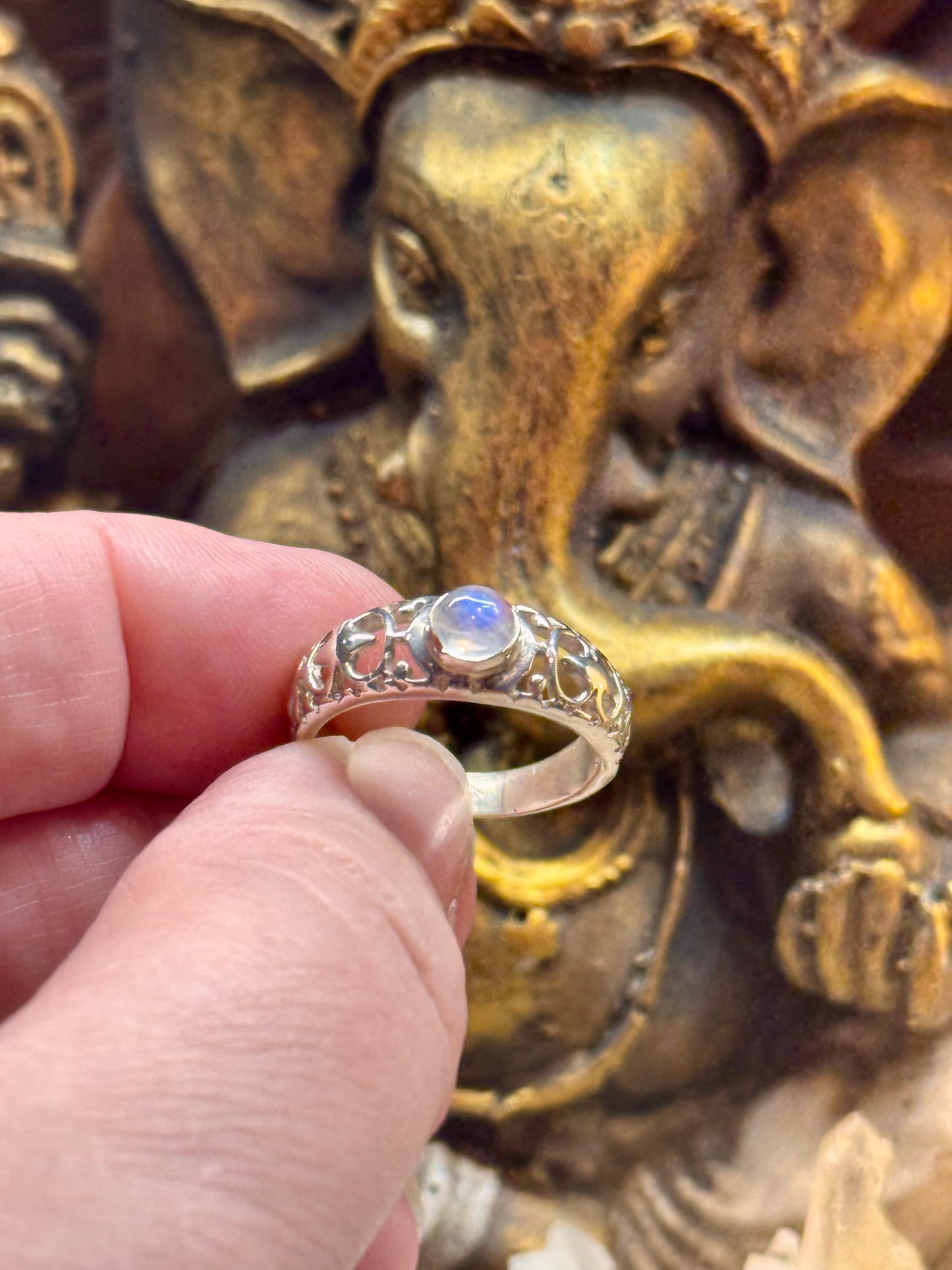 Bague Pierre de lune T56