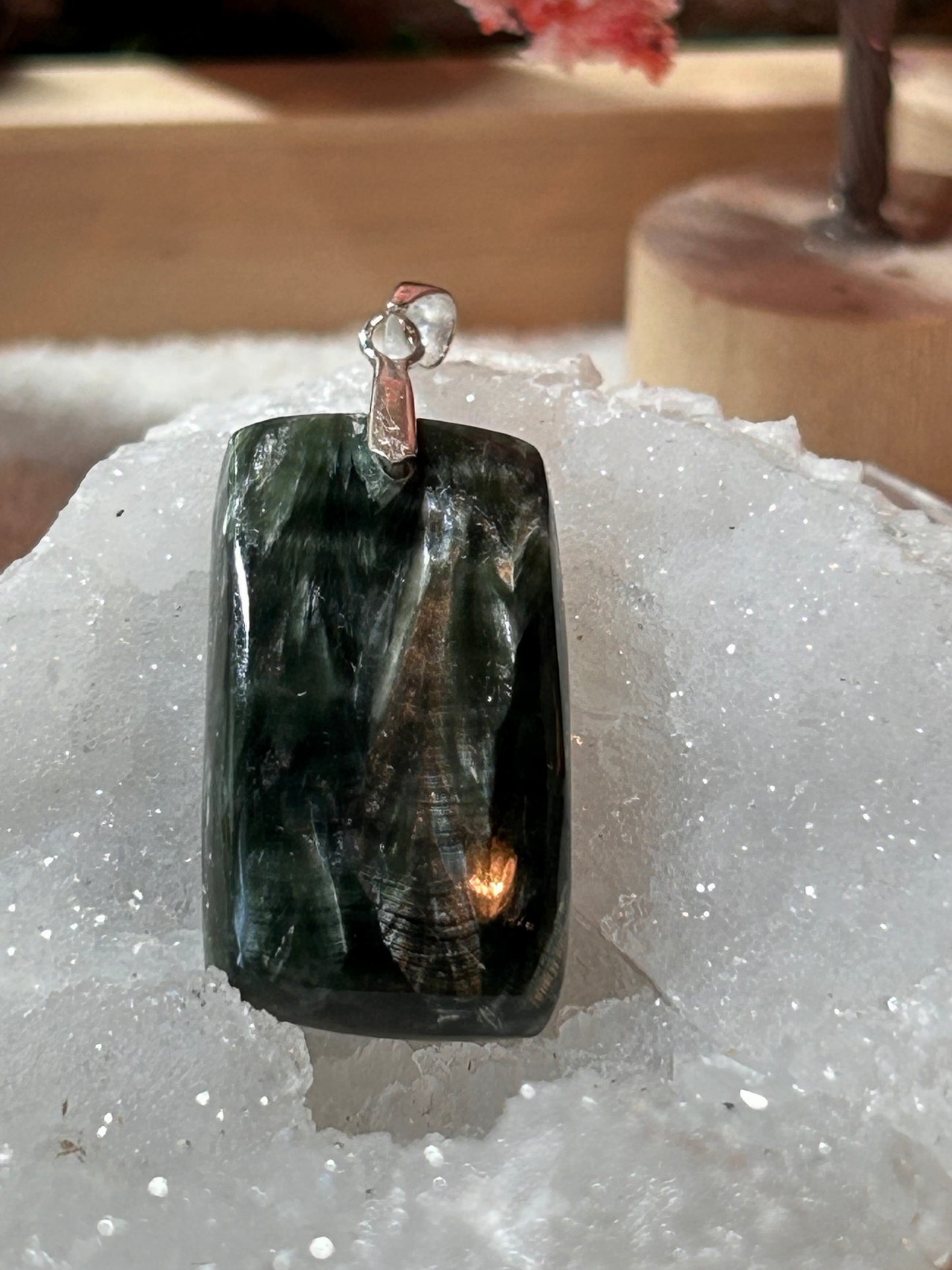 Pendentif de séraphinite