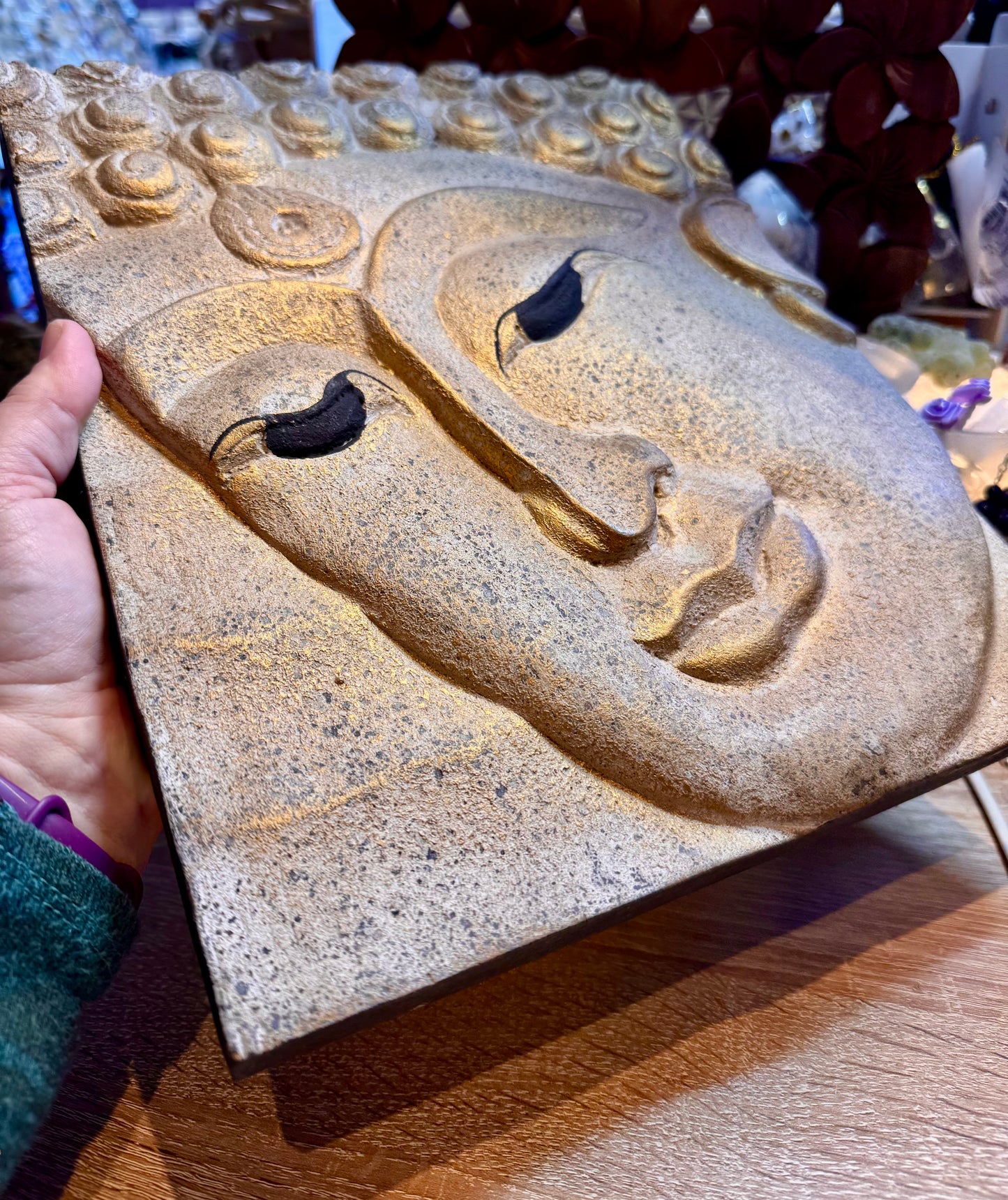Cadre Bouddha sculpté