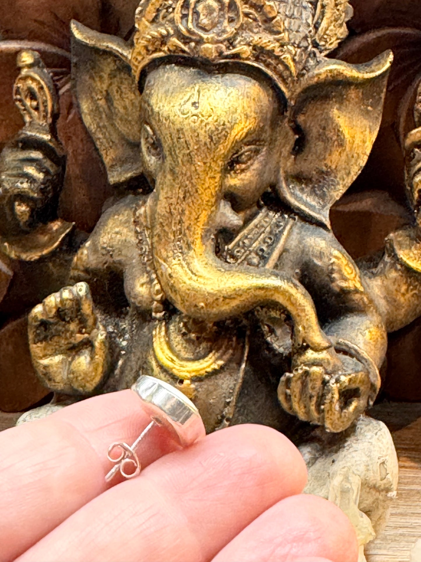 Boucles d’oreilles cœur Œil de Shiva