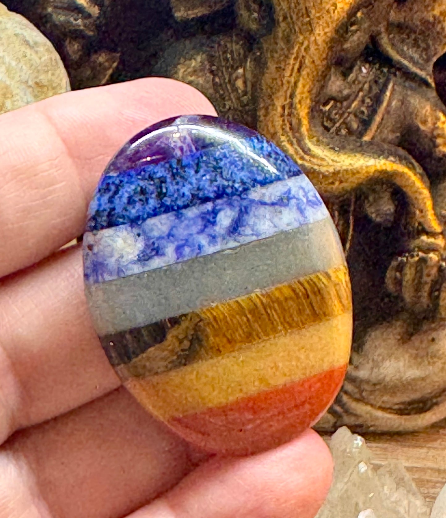 Pierre anti-stress 7 chakras