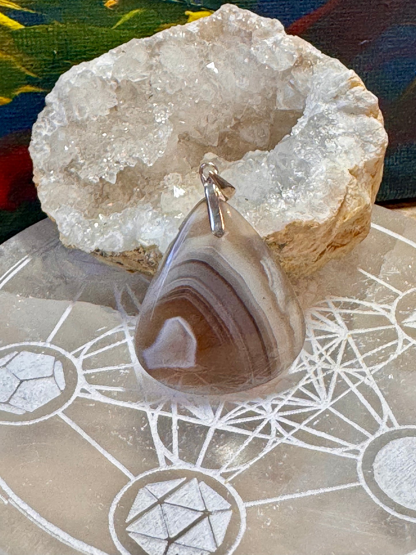 Pendentif d’agate