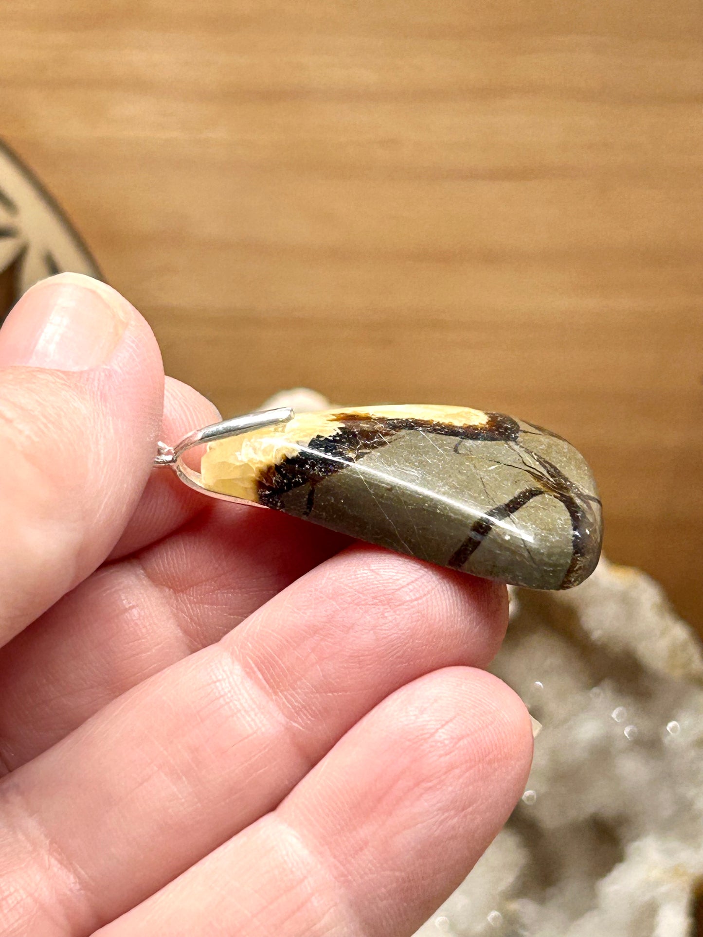 Pendentif de septaria