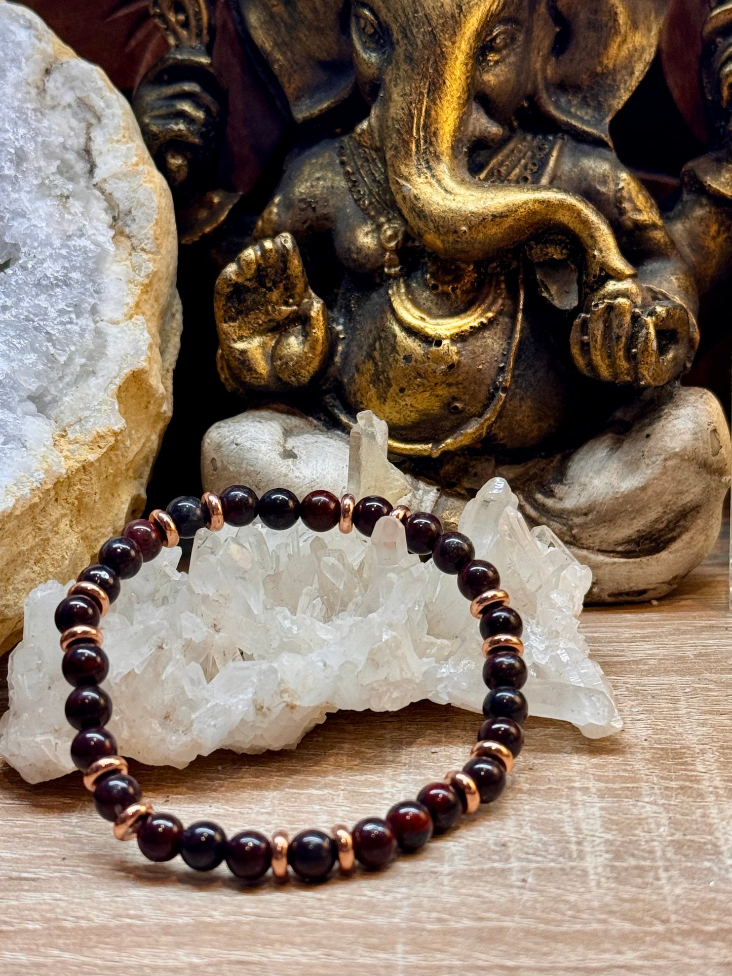 Bracelet de Quartz Hématoïde