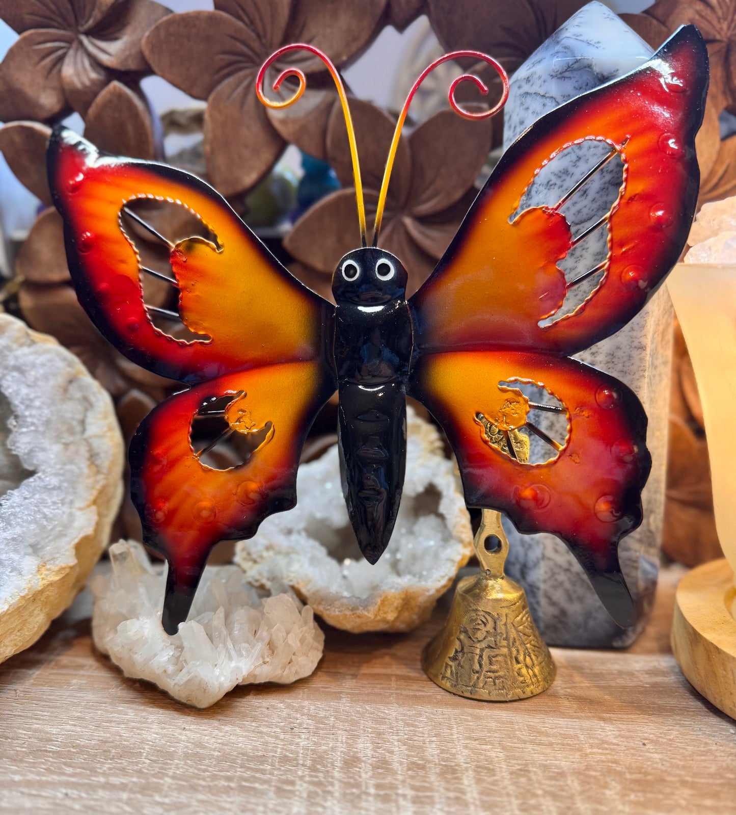 Papillon orange à suspendre