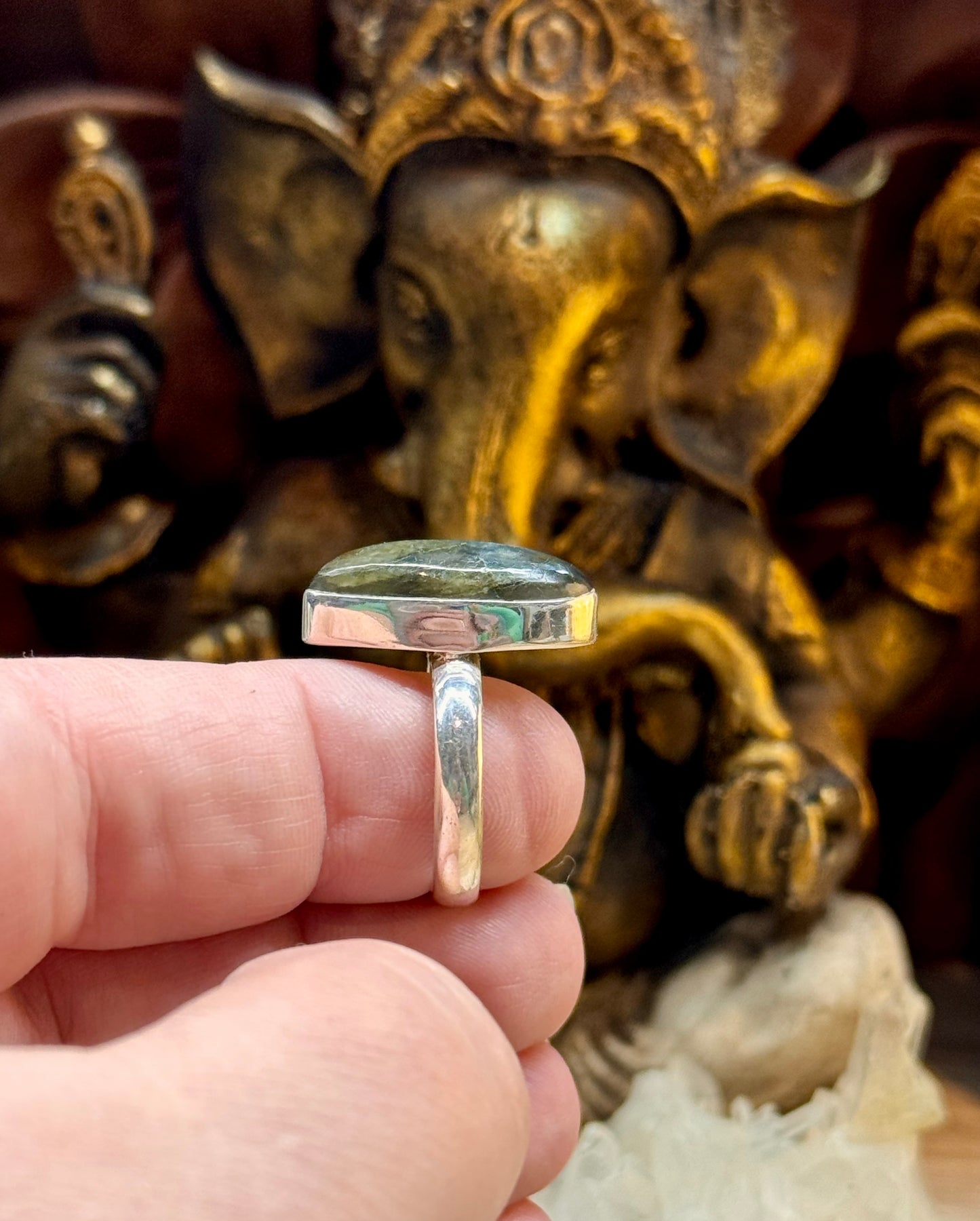 Bague labradorite