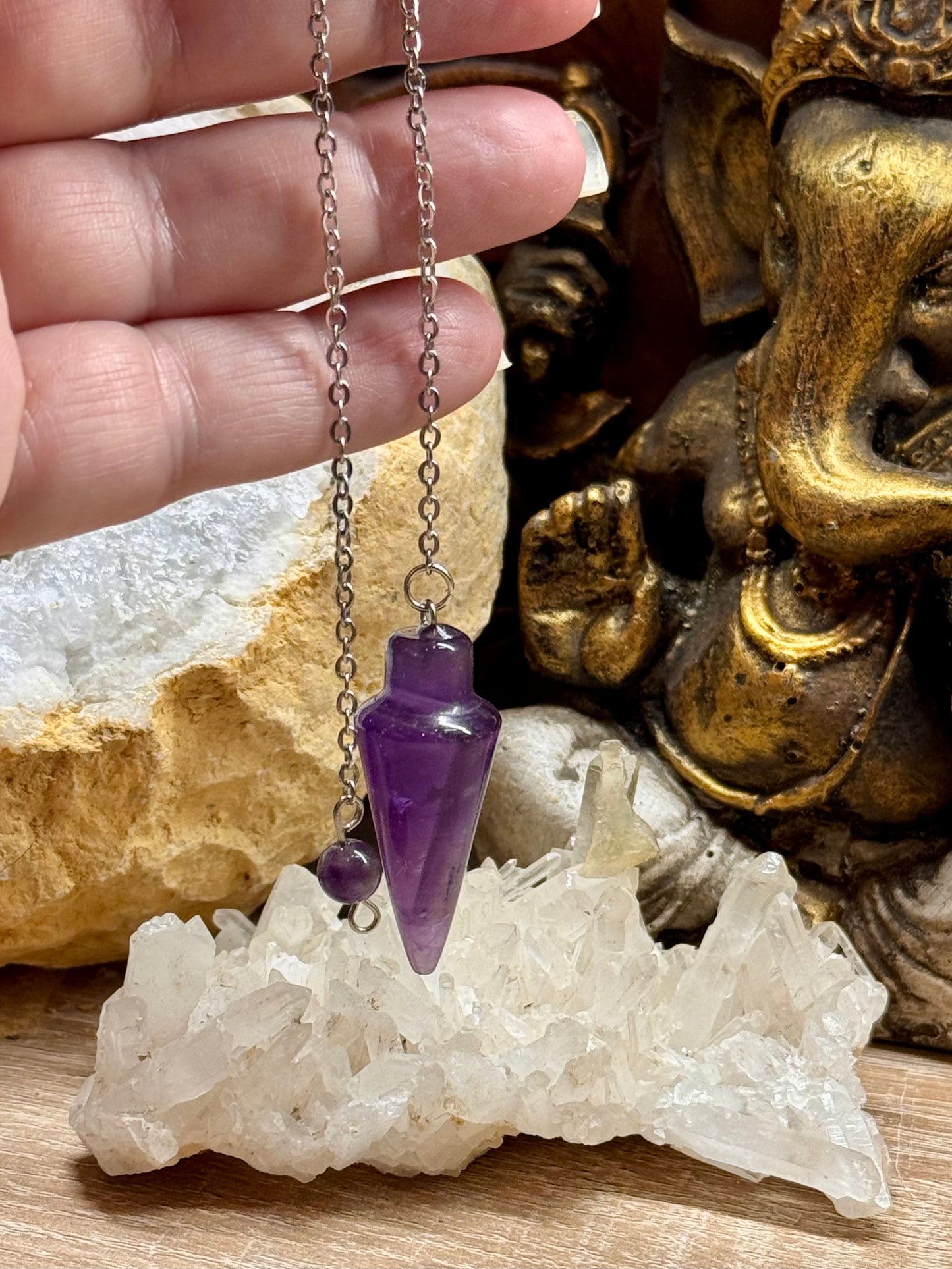 Pendule Goutte Améthyste (2)