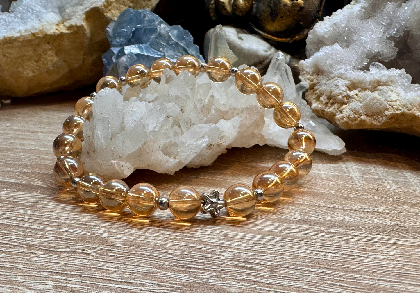 Bracelet en Aqua aura sunset
