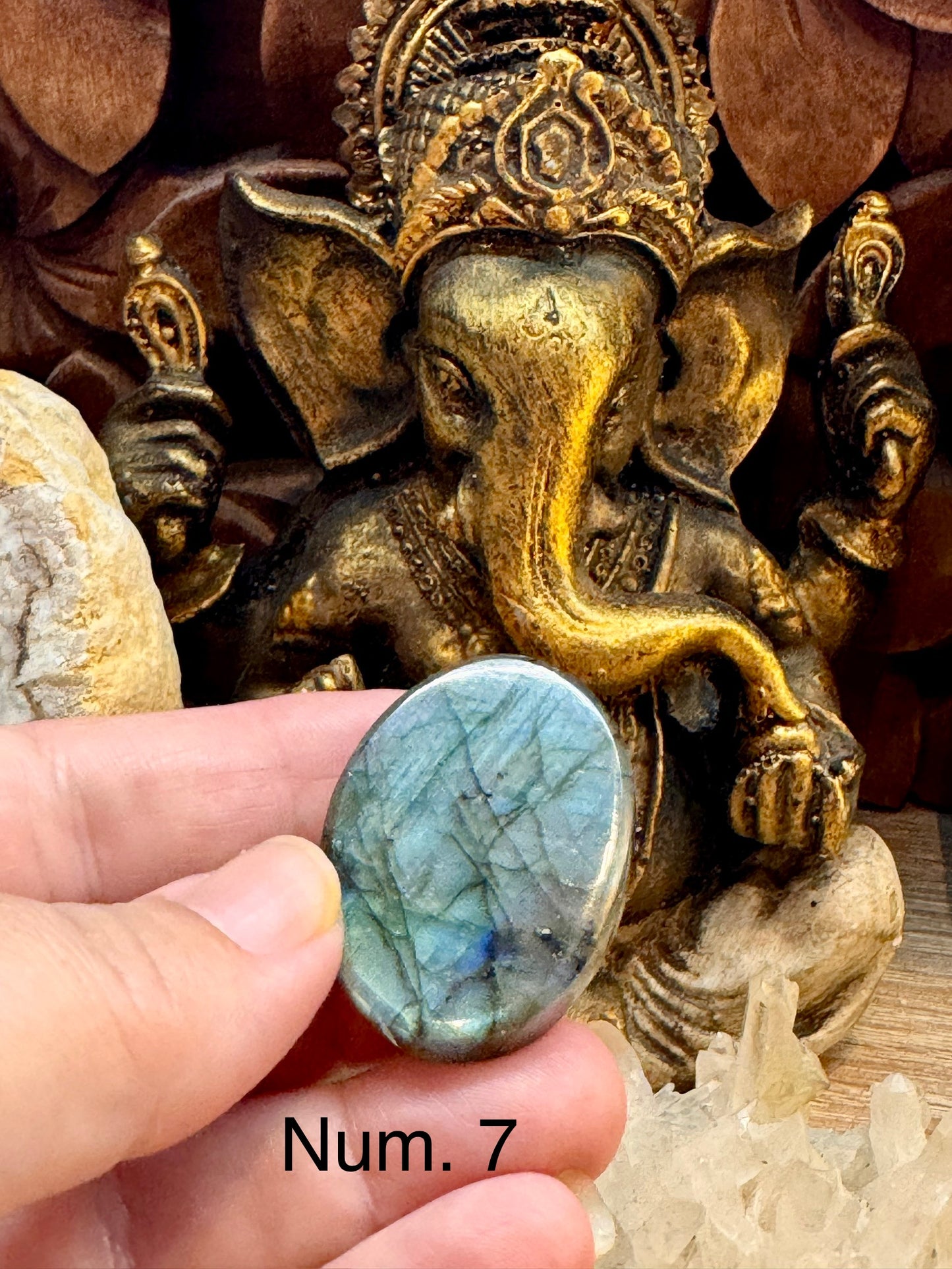 Galet de Labradorite