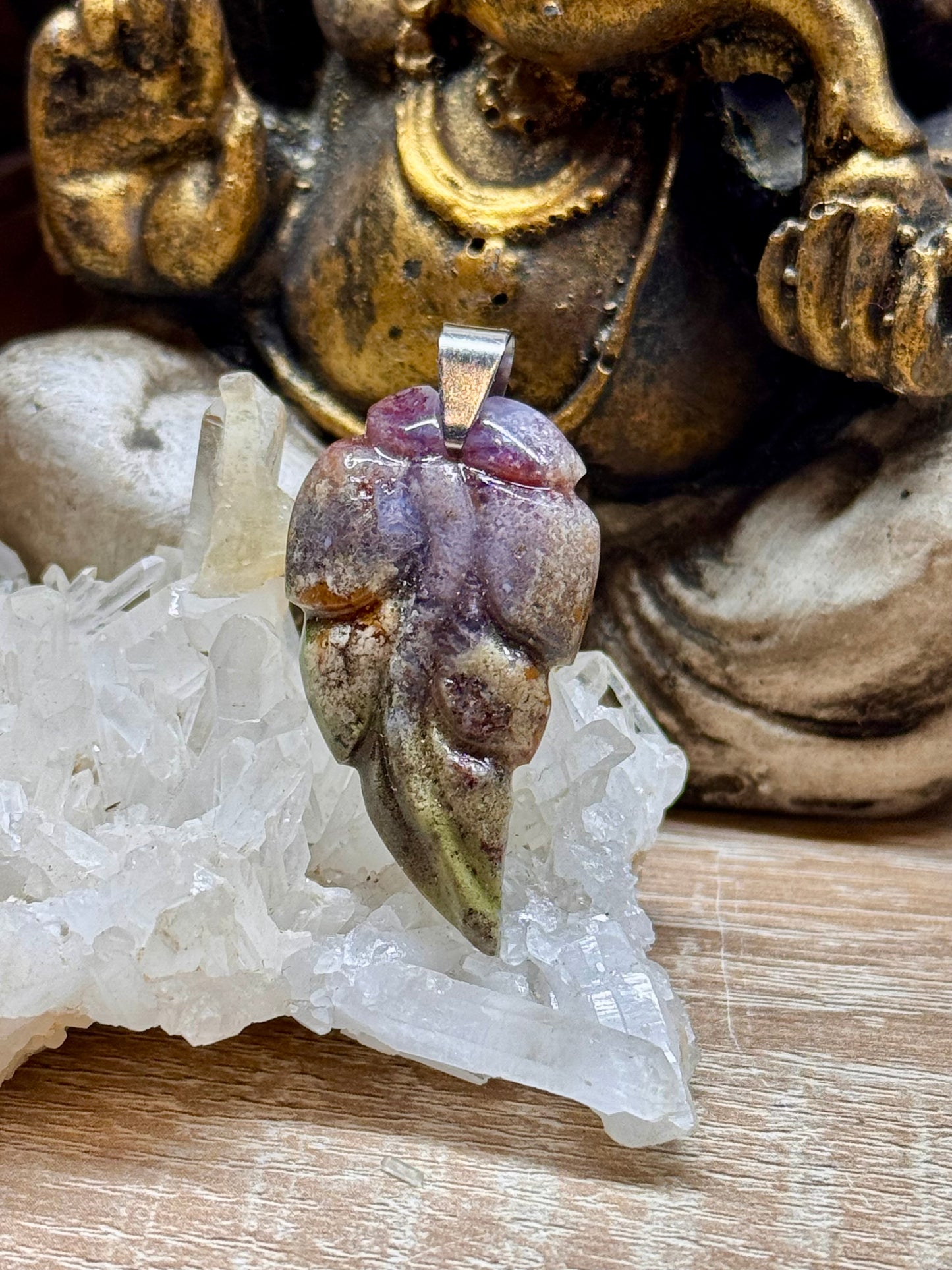 Pendentif d’agate mousse n.6