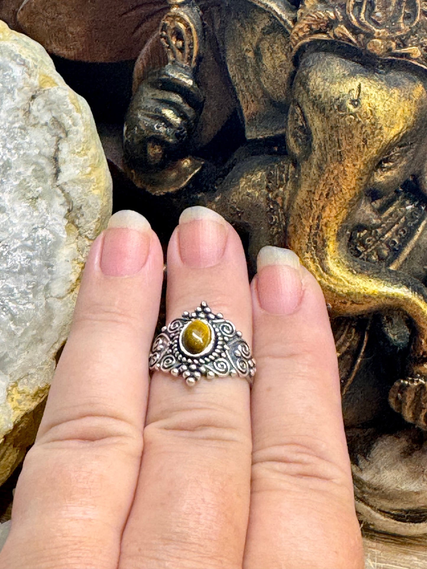 Bague Oeil de tigre T56