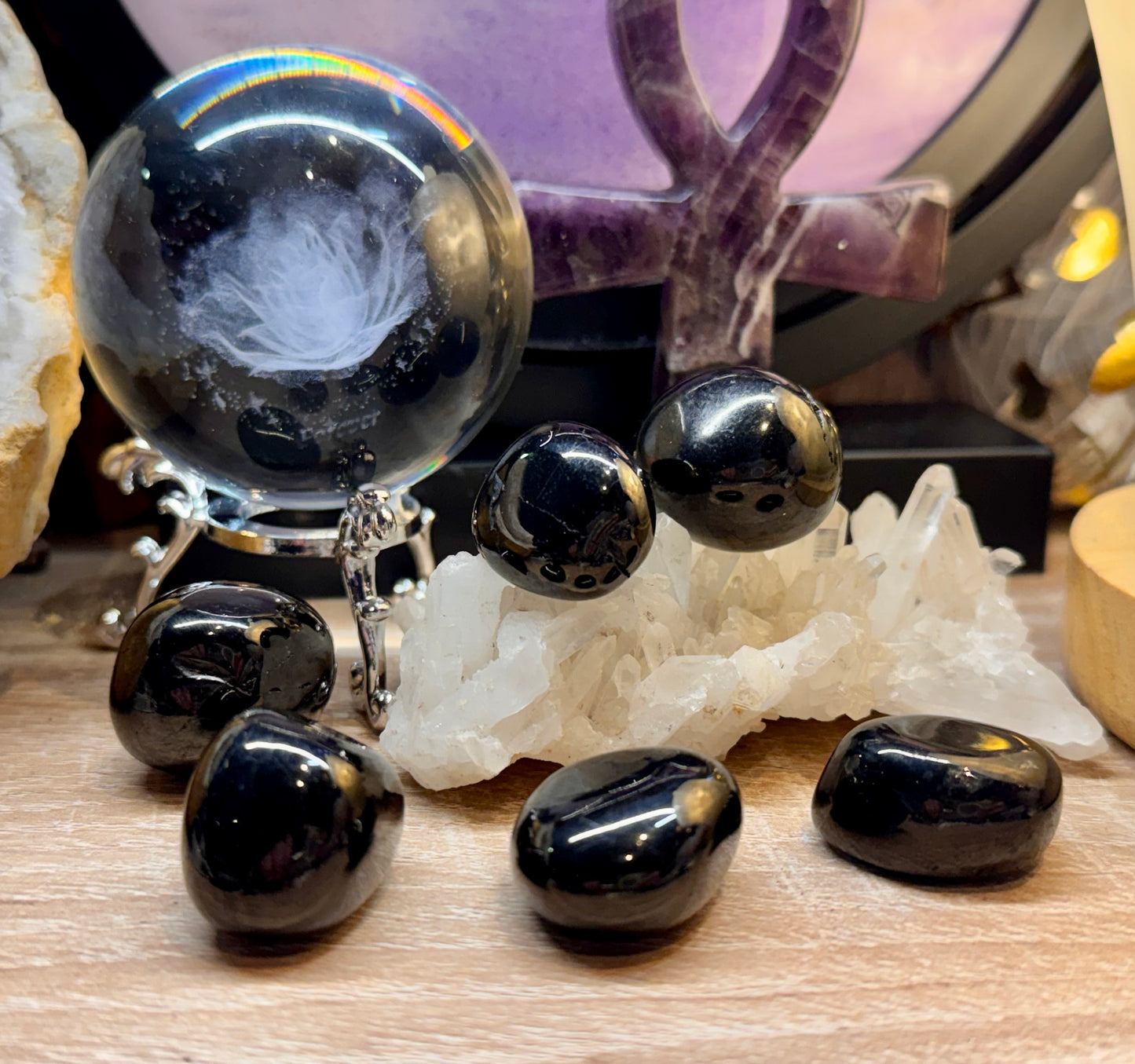 Pierres roulées de Jais