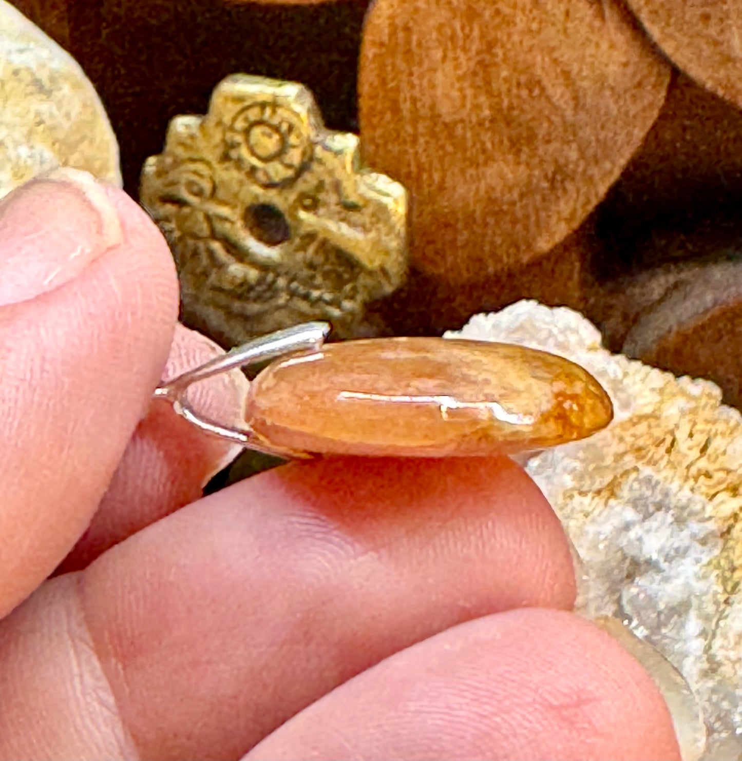 Pendentif de pierre de soleil extra