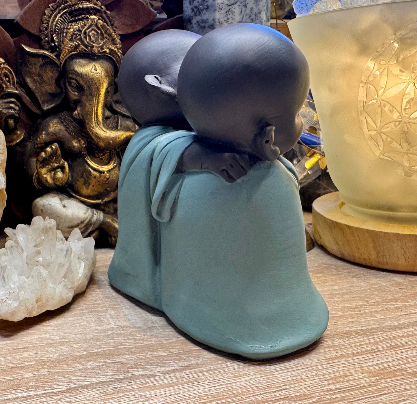 Statuette Bouddhas bonzes