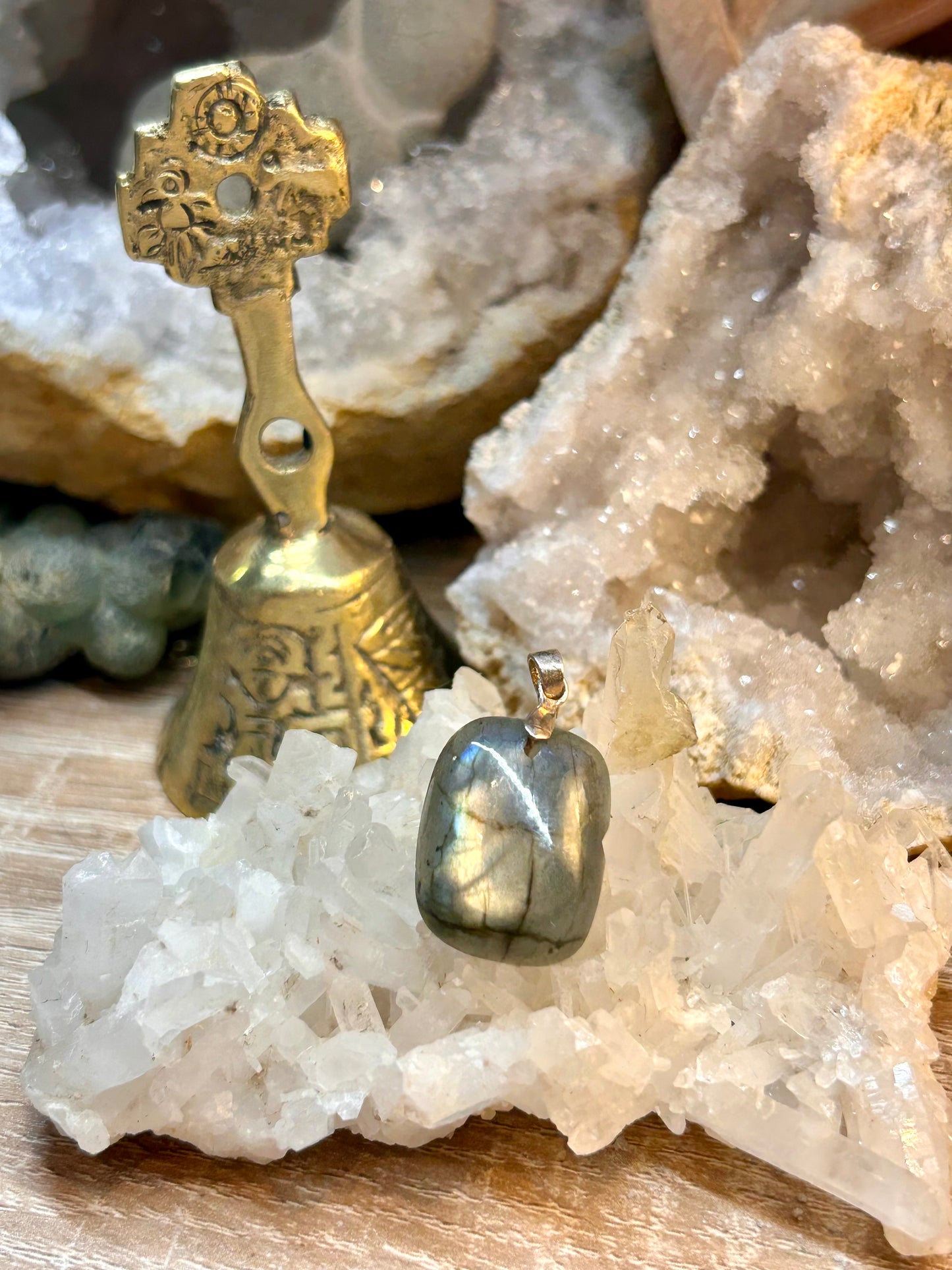 Pendentif de labradorite