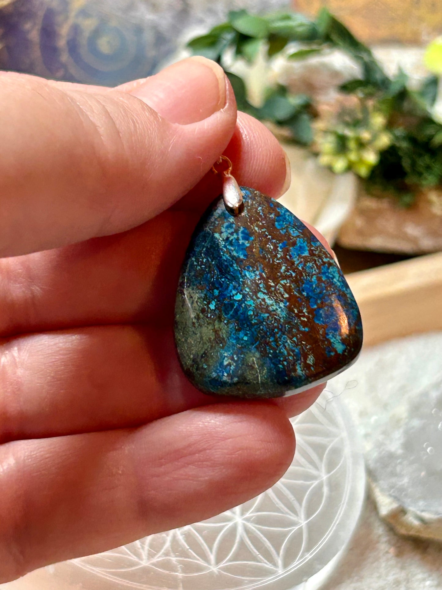 Pendentif d’Azurite