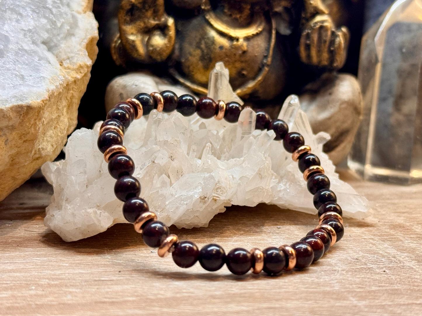 Bracelet de Quartz Hématoïde