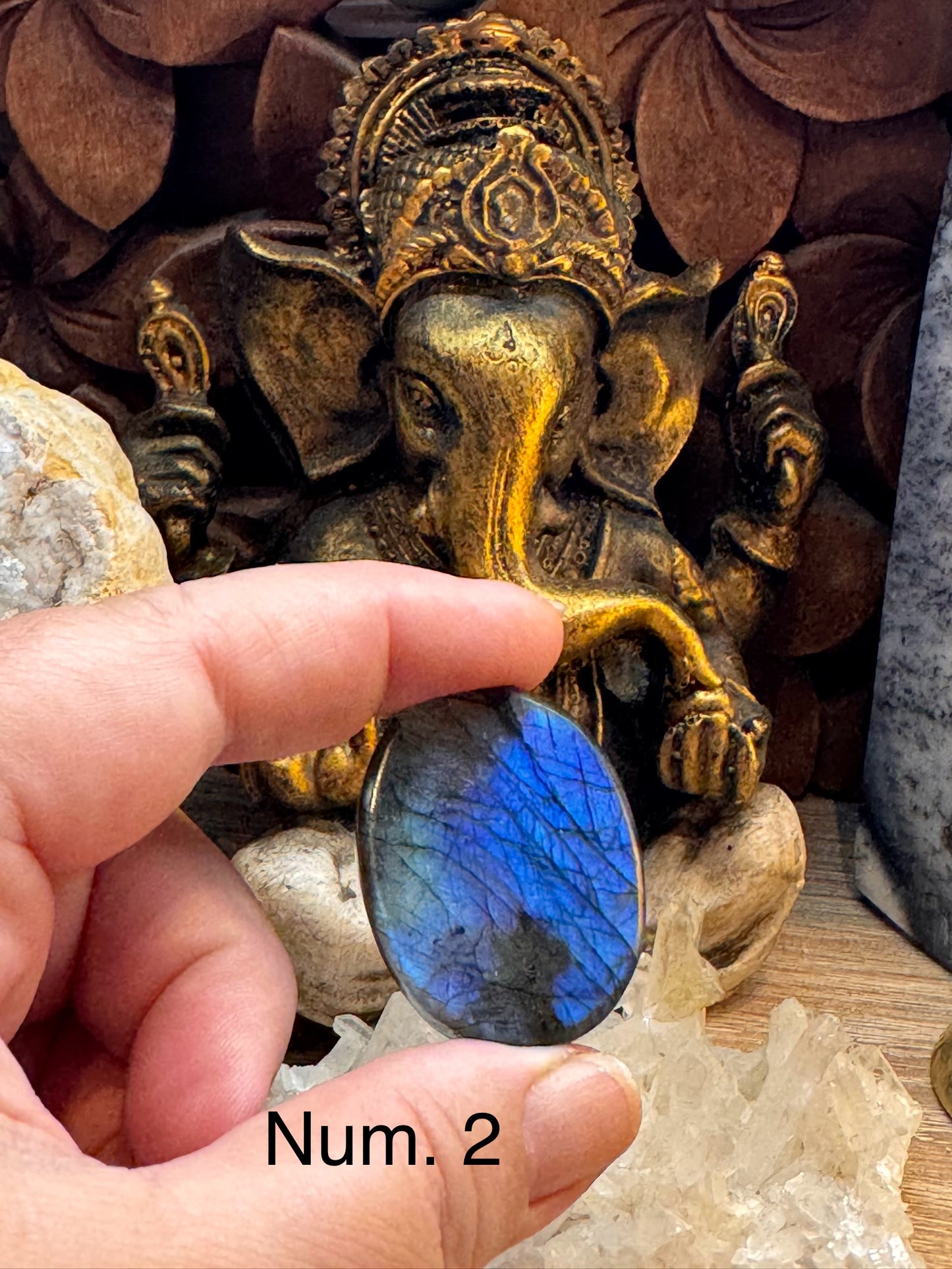 Galet de Labradorite