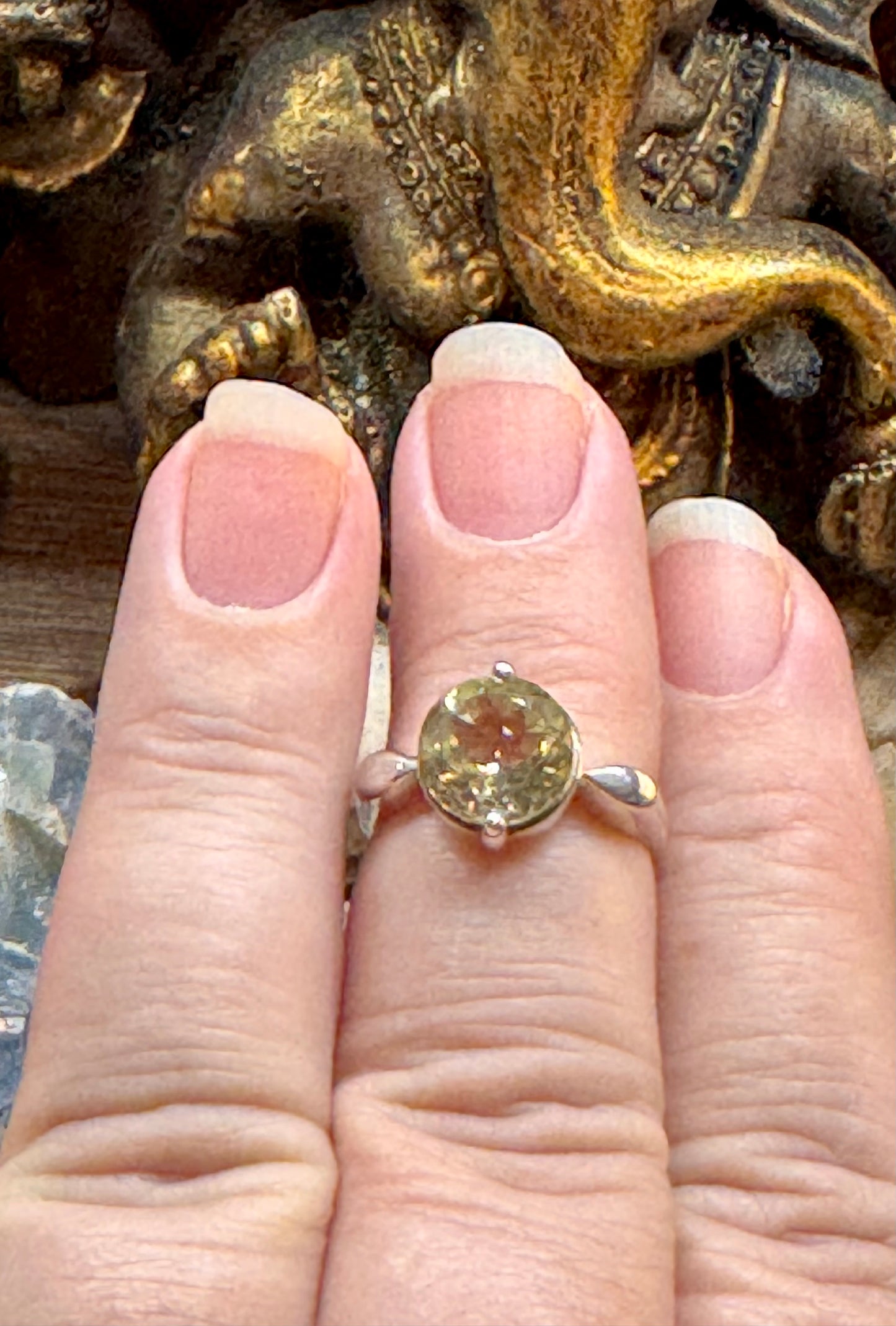 Bague Citrine T52