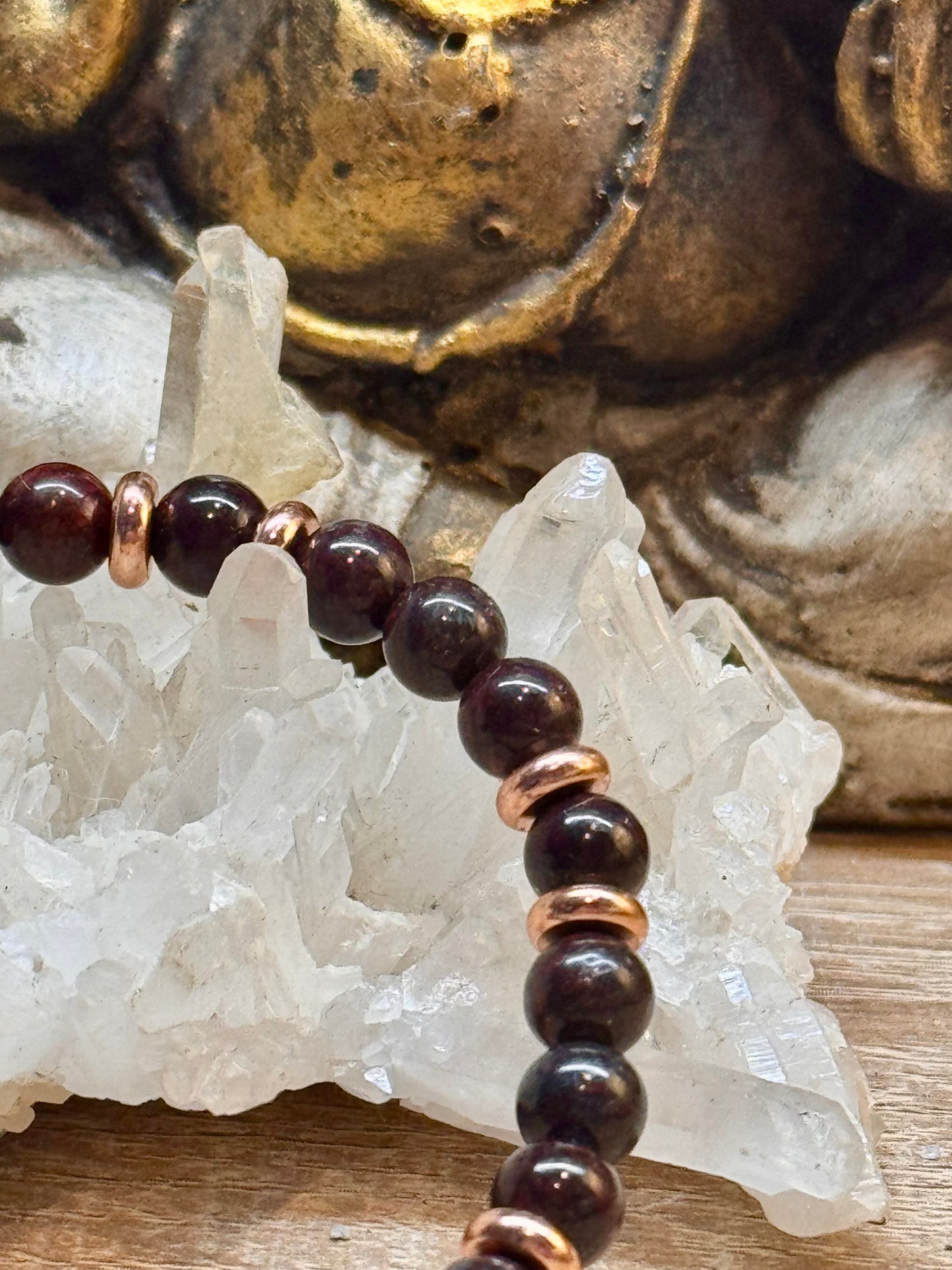 Bracelet de Quartz Hématoïde