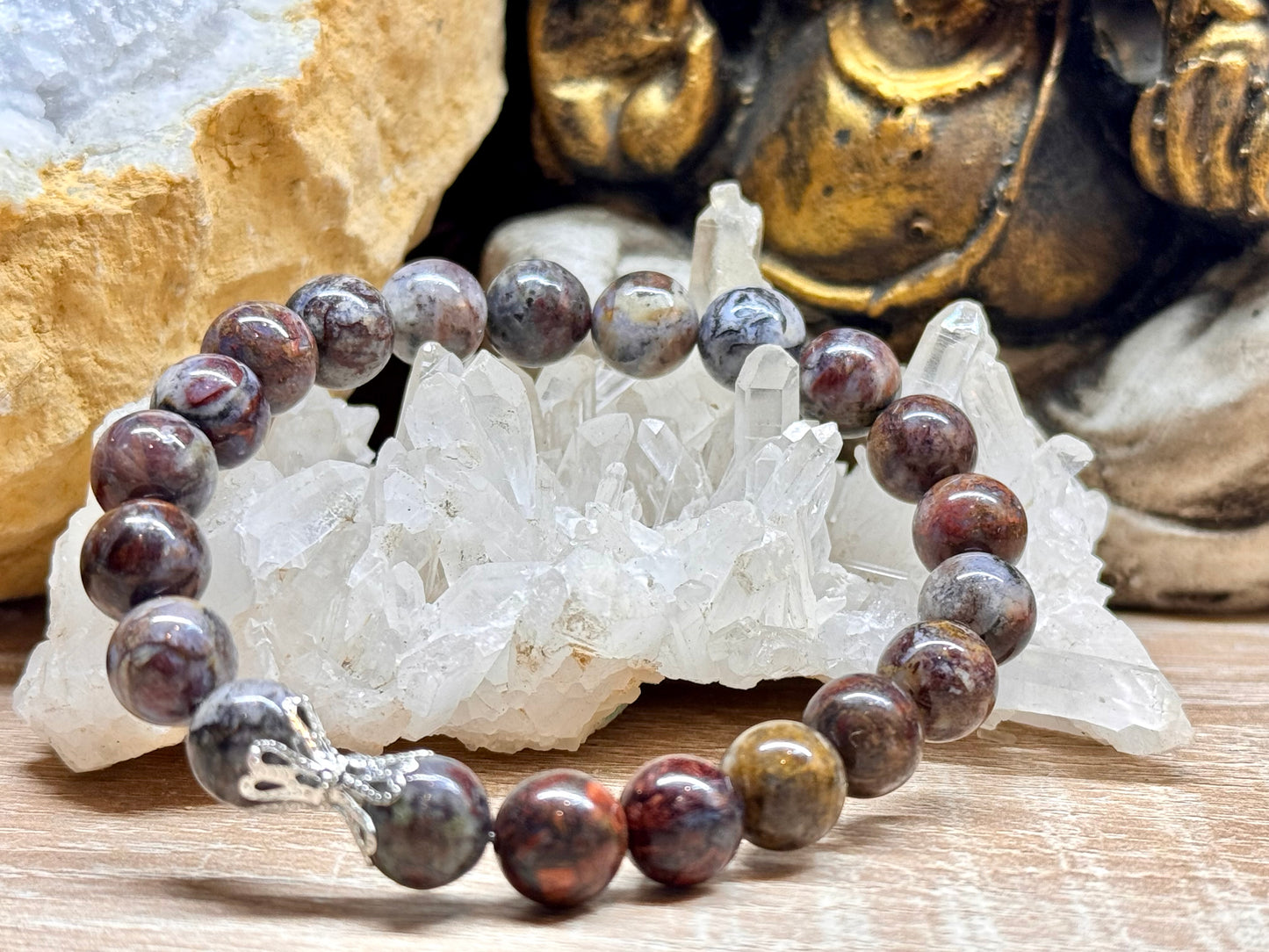 Bracelet de lithothérapie en piétersite